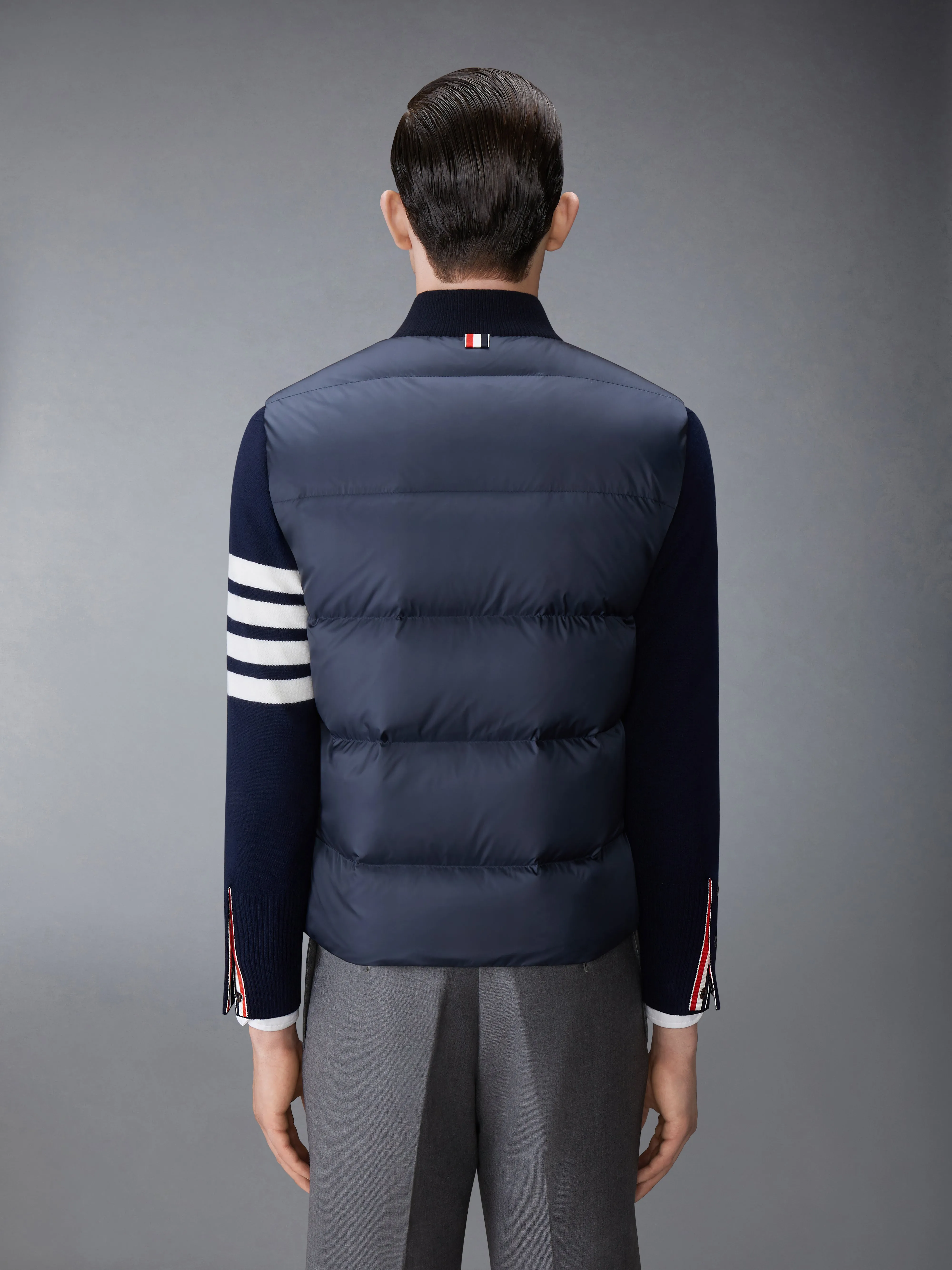 MATTE FINISH NYLON DOWN FILL 4-BAR VEST sold by Thom Browne product image thumbnail 2
