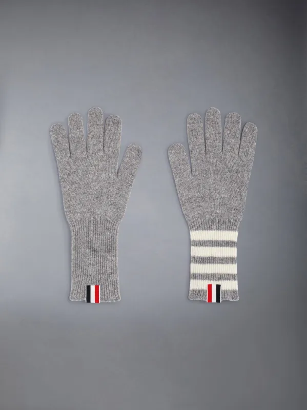 4-BAR CASHMERE GLOVES sold by Thom Browne