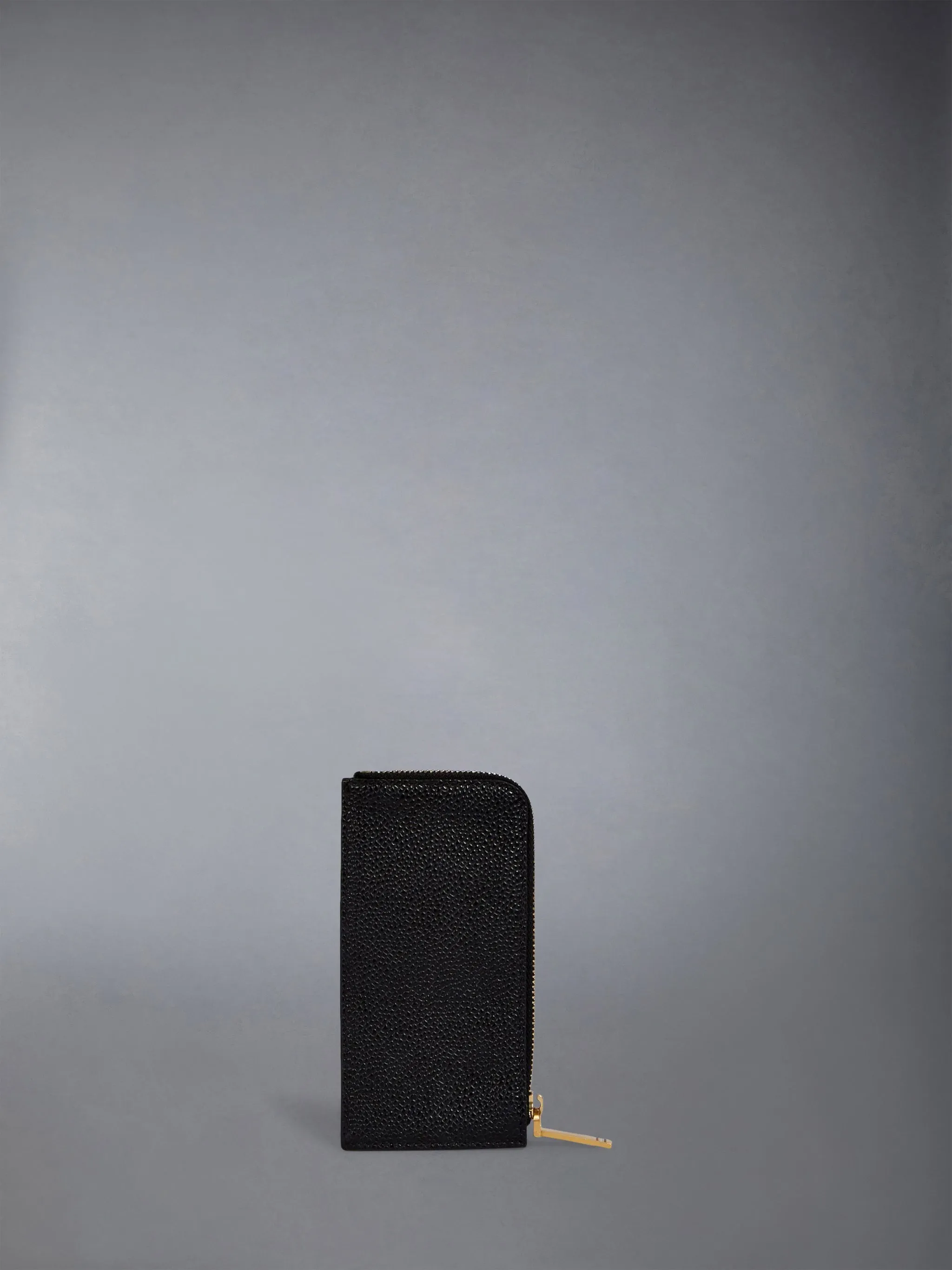 PEBBLE GRAIN HALF ZIP AROUND WALLET sold by Thom Browne product image thumbnail 4