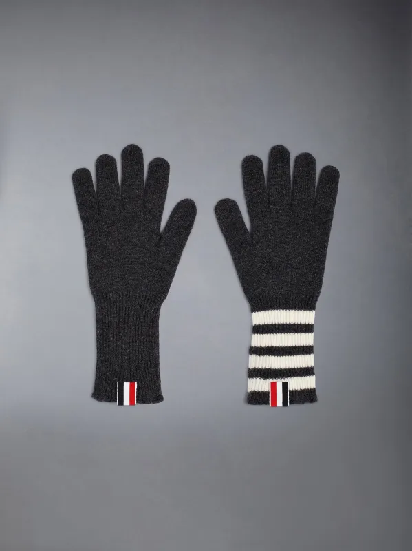 4-BAR CASHMERE GLOVES sold by Thom Browne