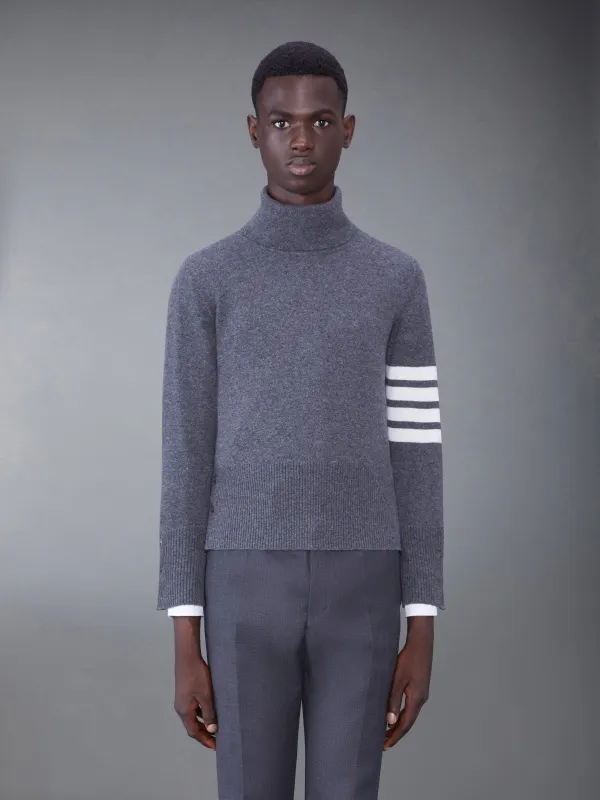 CASHMERE 4-BAR CLASSIC TURTLENECK sold by Thom Browne
