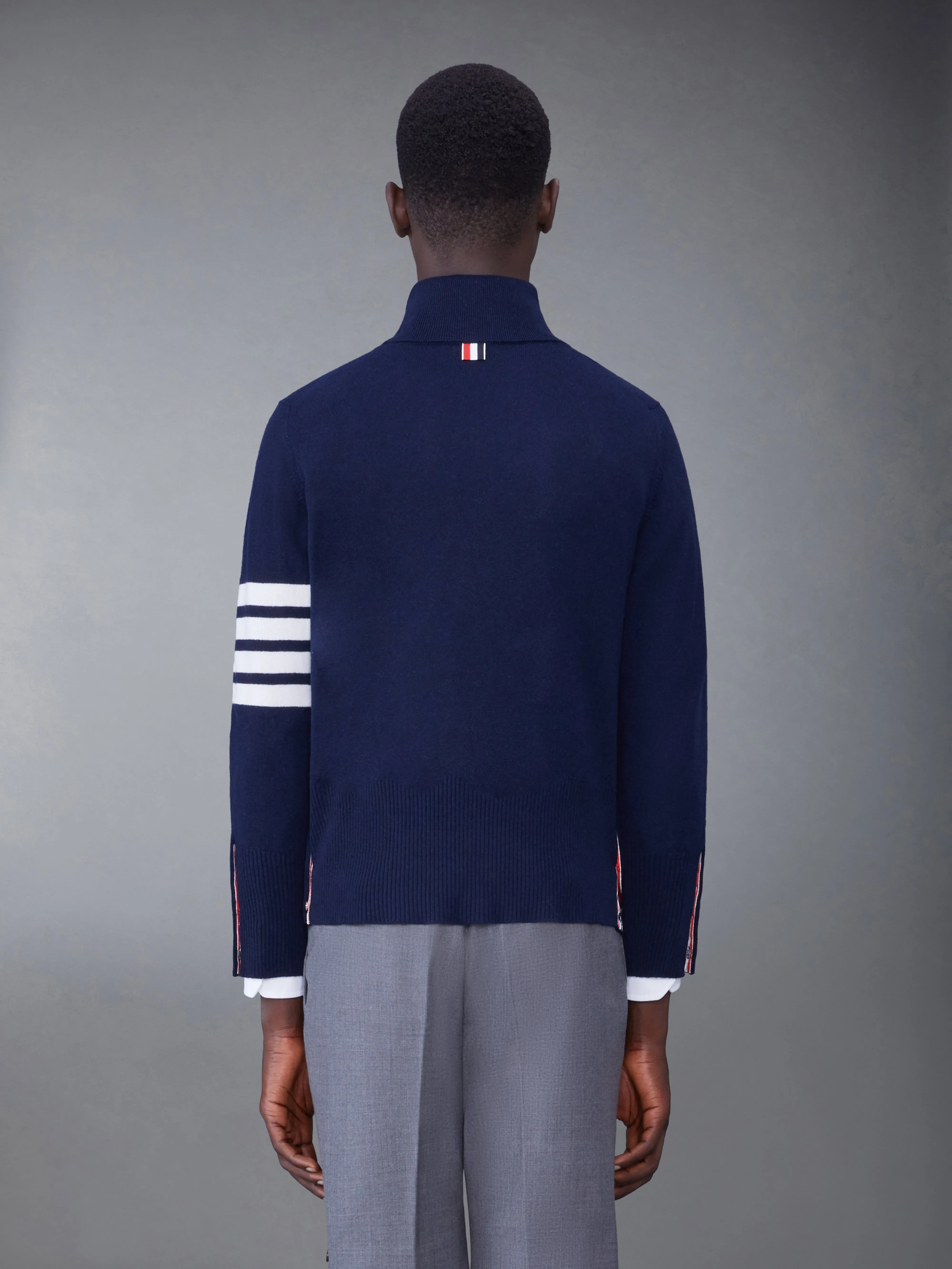 CASHMERE 4-BAR CLASSIC TURTLENECK sold by Thom Browne product image thumbnail 2