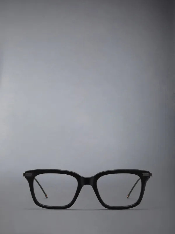 ACETATE AND TITANIUM RECTANGULAR EYEGLASSES sold by Thom Browne