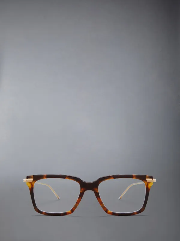 ACETATE AND TITANIUM RECTANGULAR EYEGLASSES sold by Thom Browne