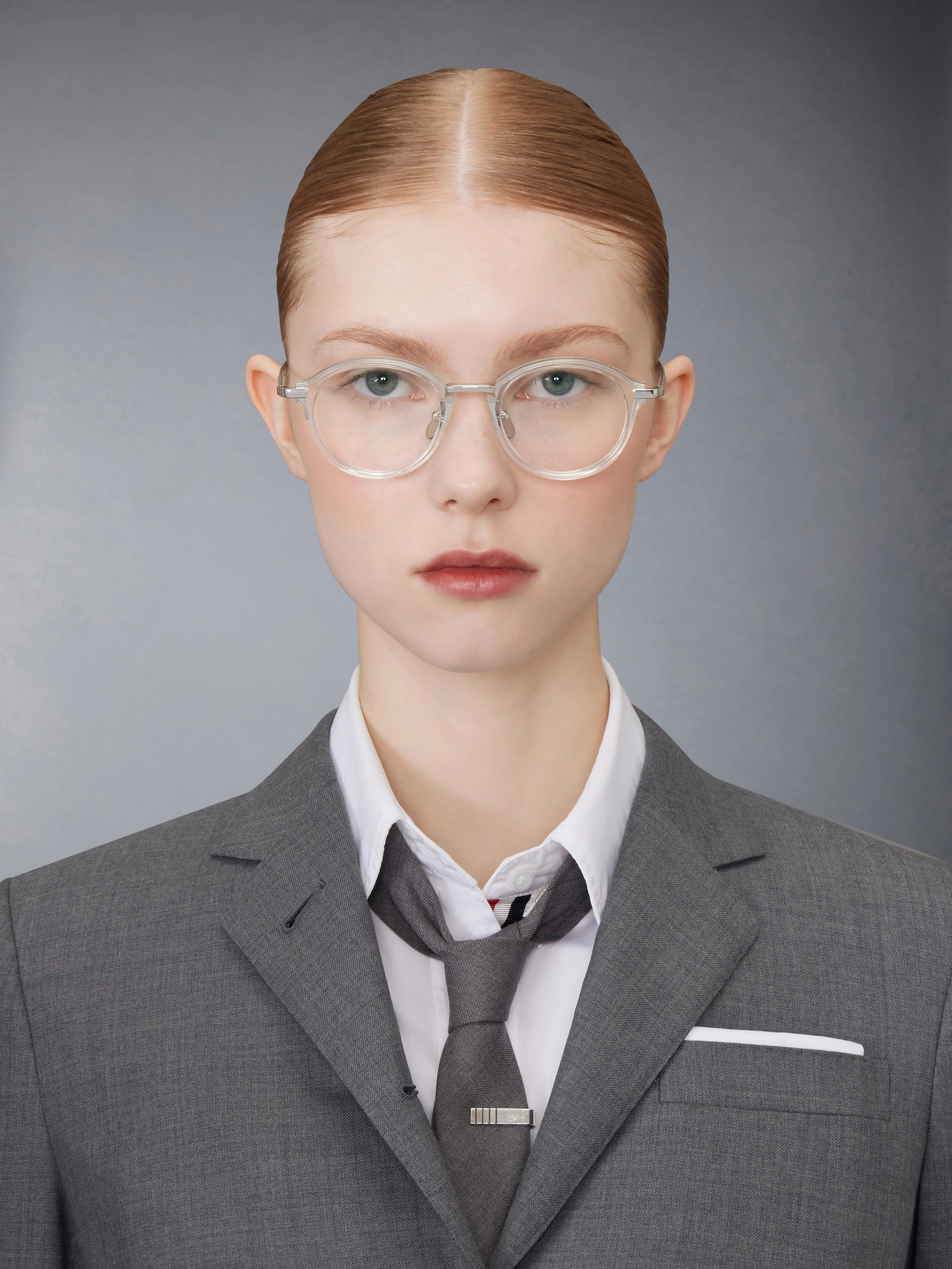 ACETATE AND TITANIUM ROUND EYEGLASSES sold by Thom Browne product image thumbnail 2