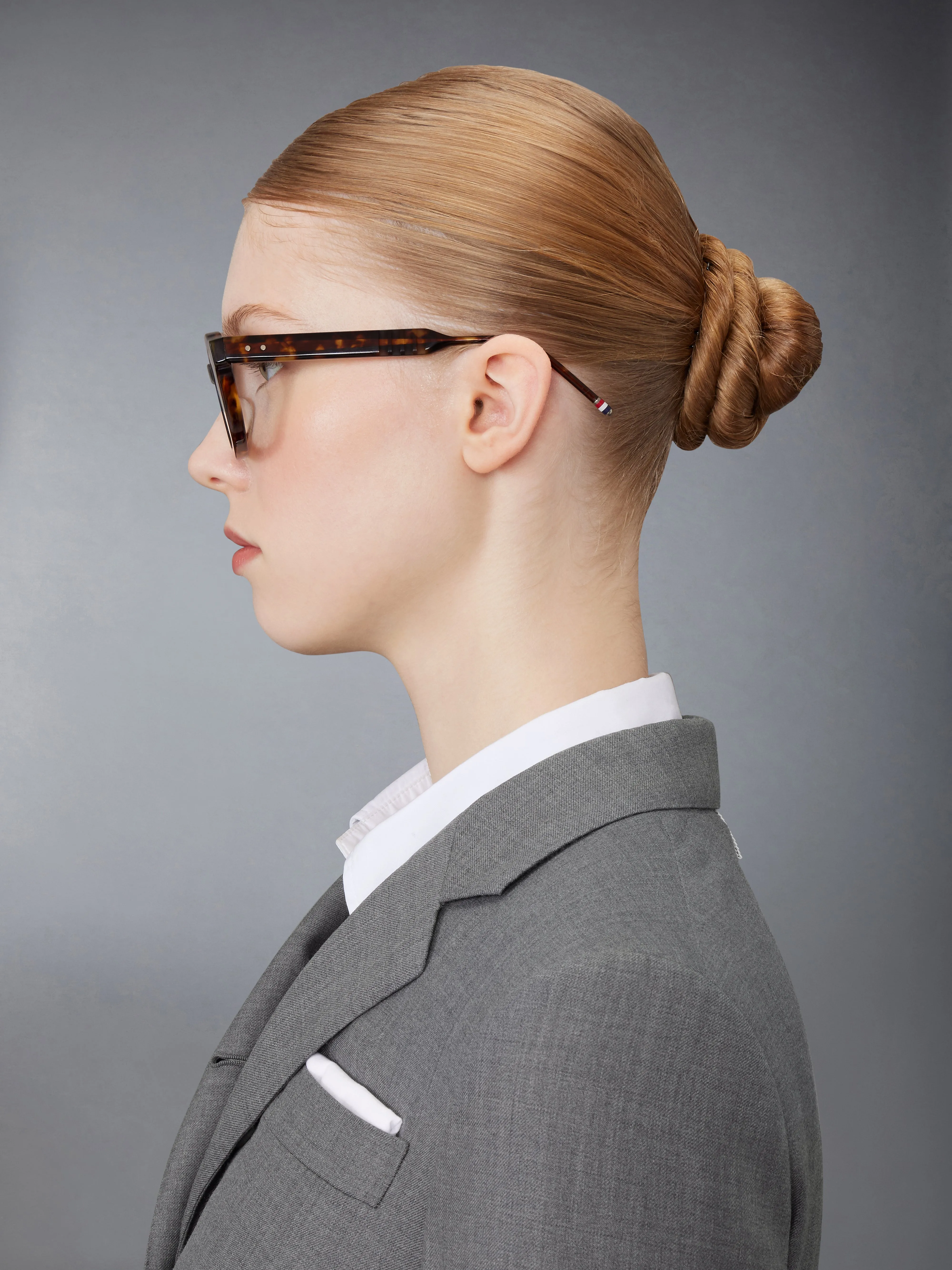 ACETATE RECTANGULAR EYEGLASSES sold by Thom Browne product image thumbnail 4