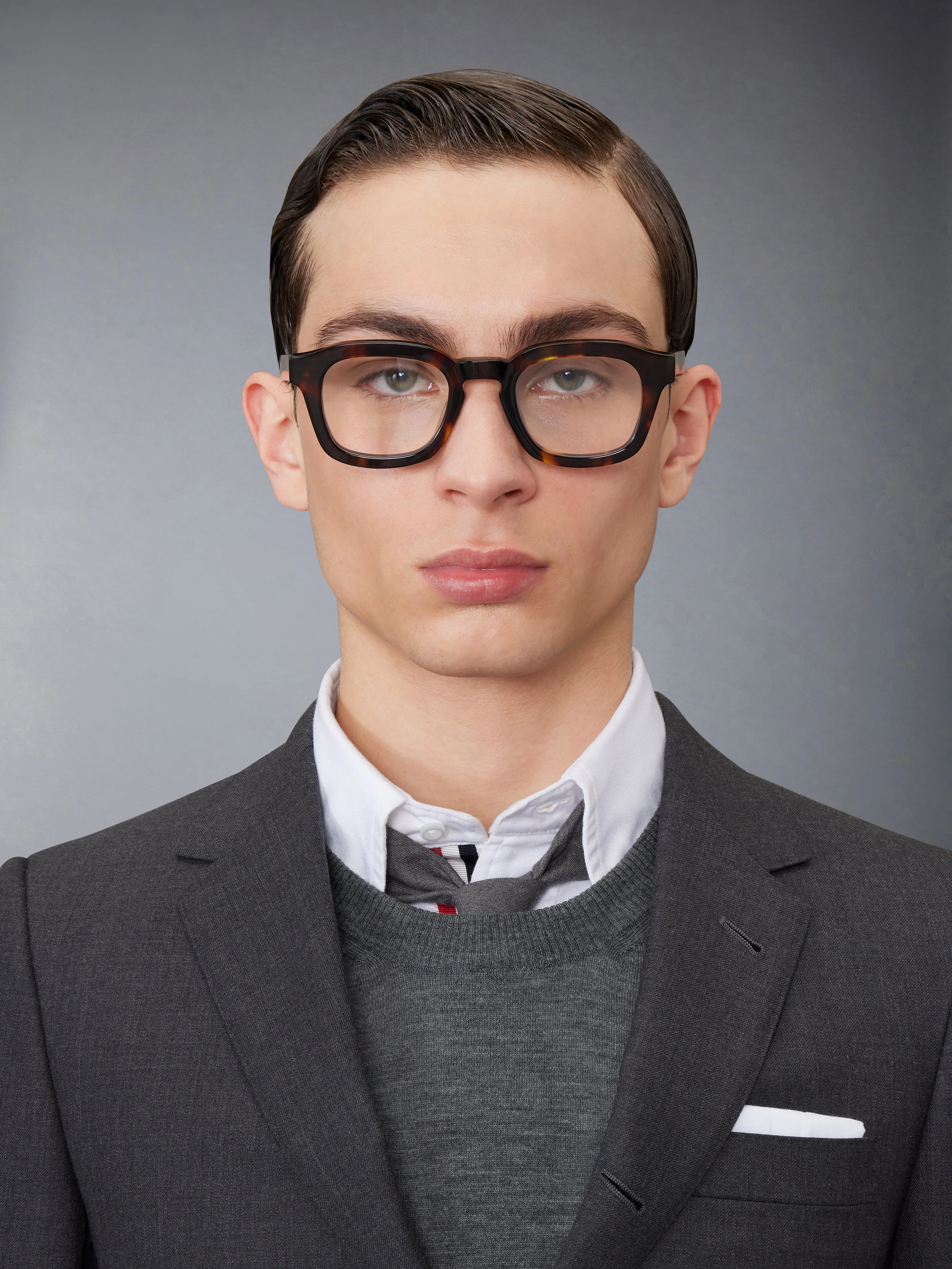 ACETATE RECTANGULAR EYEGLASSES sold by Thom Browne product image thumbnail 3