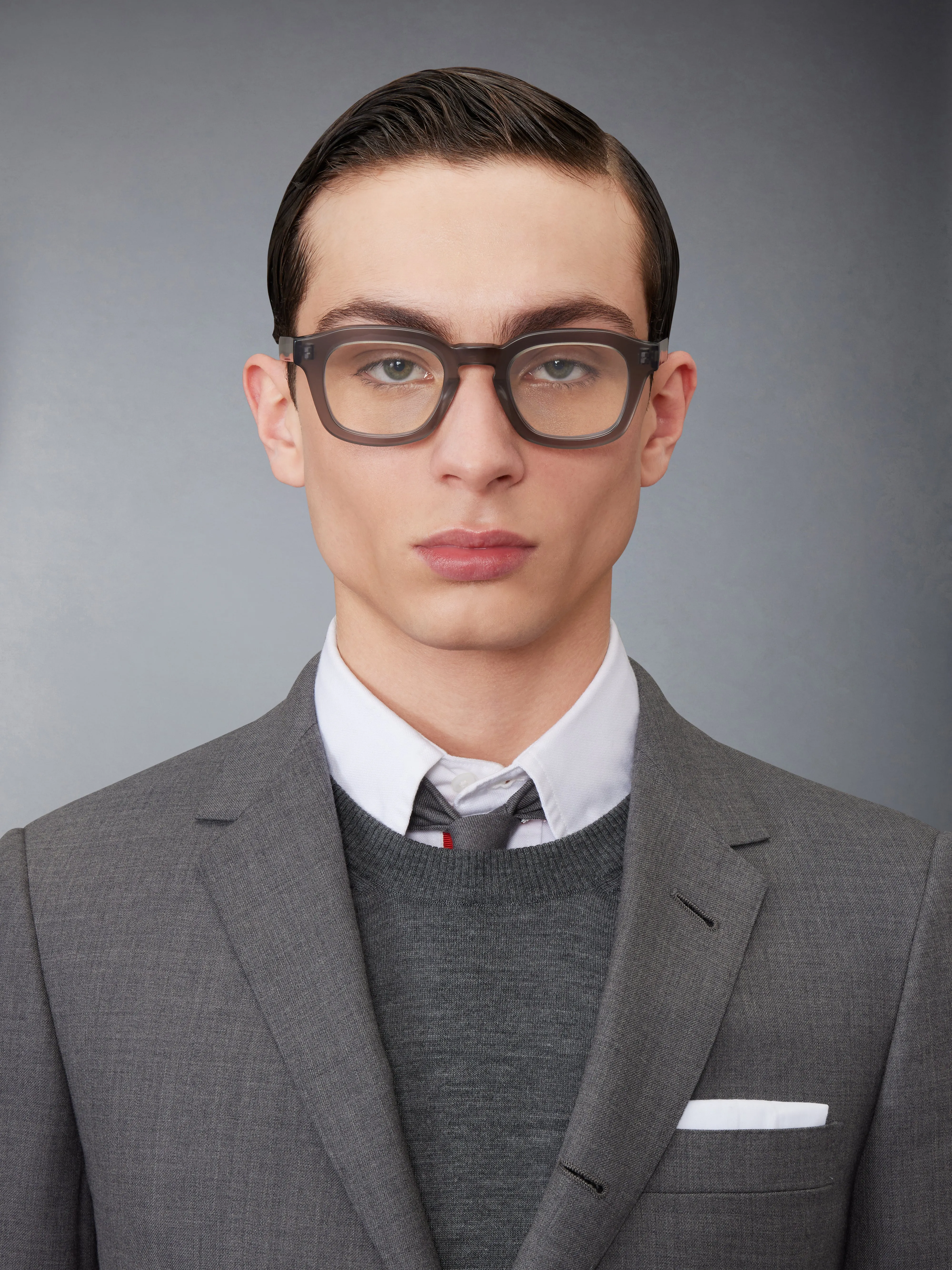 ACETATE RECTANGULAR EYEGLASSES sold by Thom Browne product image thumbnail 3