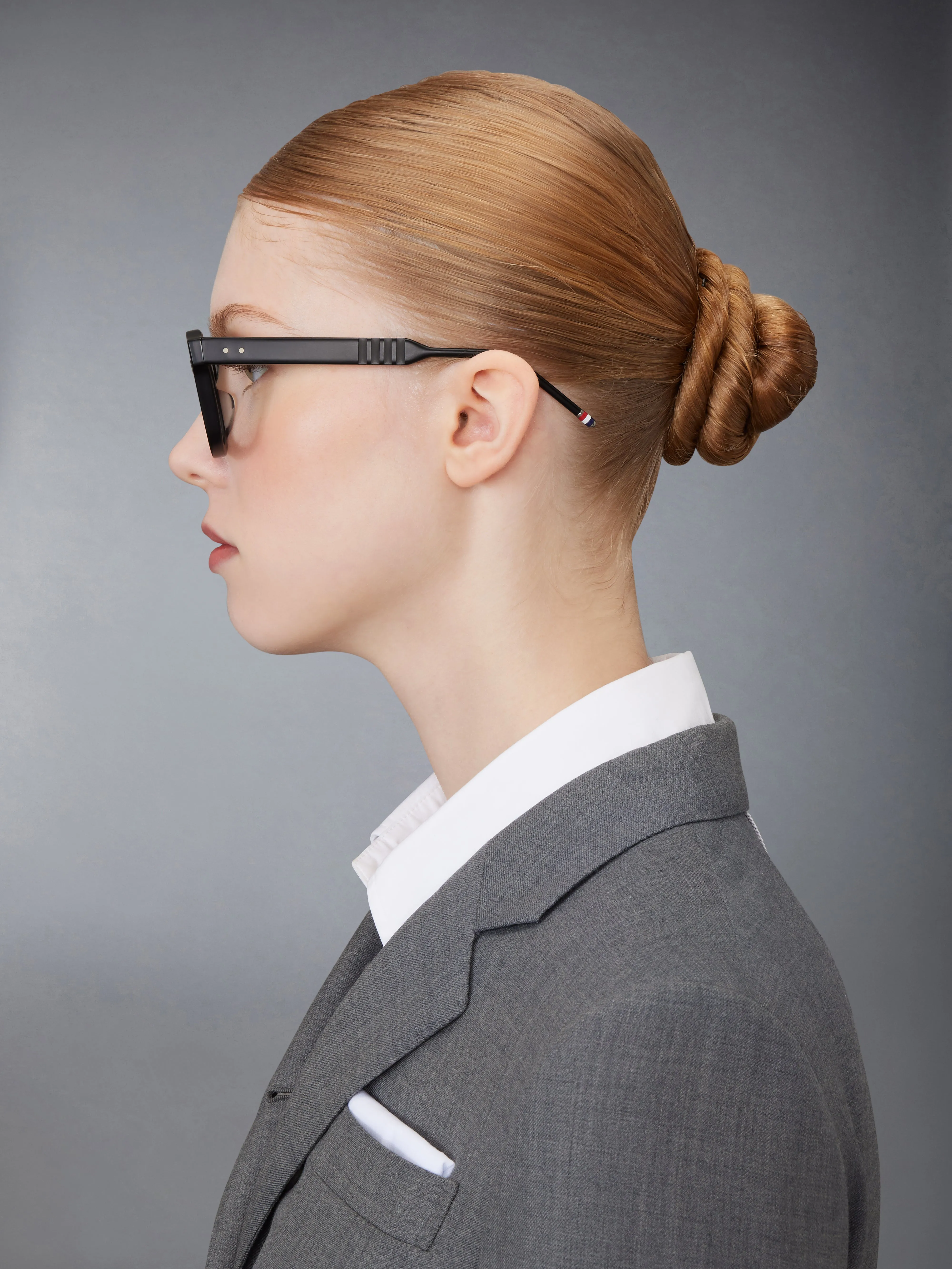 ACETATE RECTANGULAR EYEGLASSES sold by Thom Browne product image thumbnail 4
