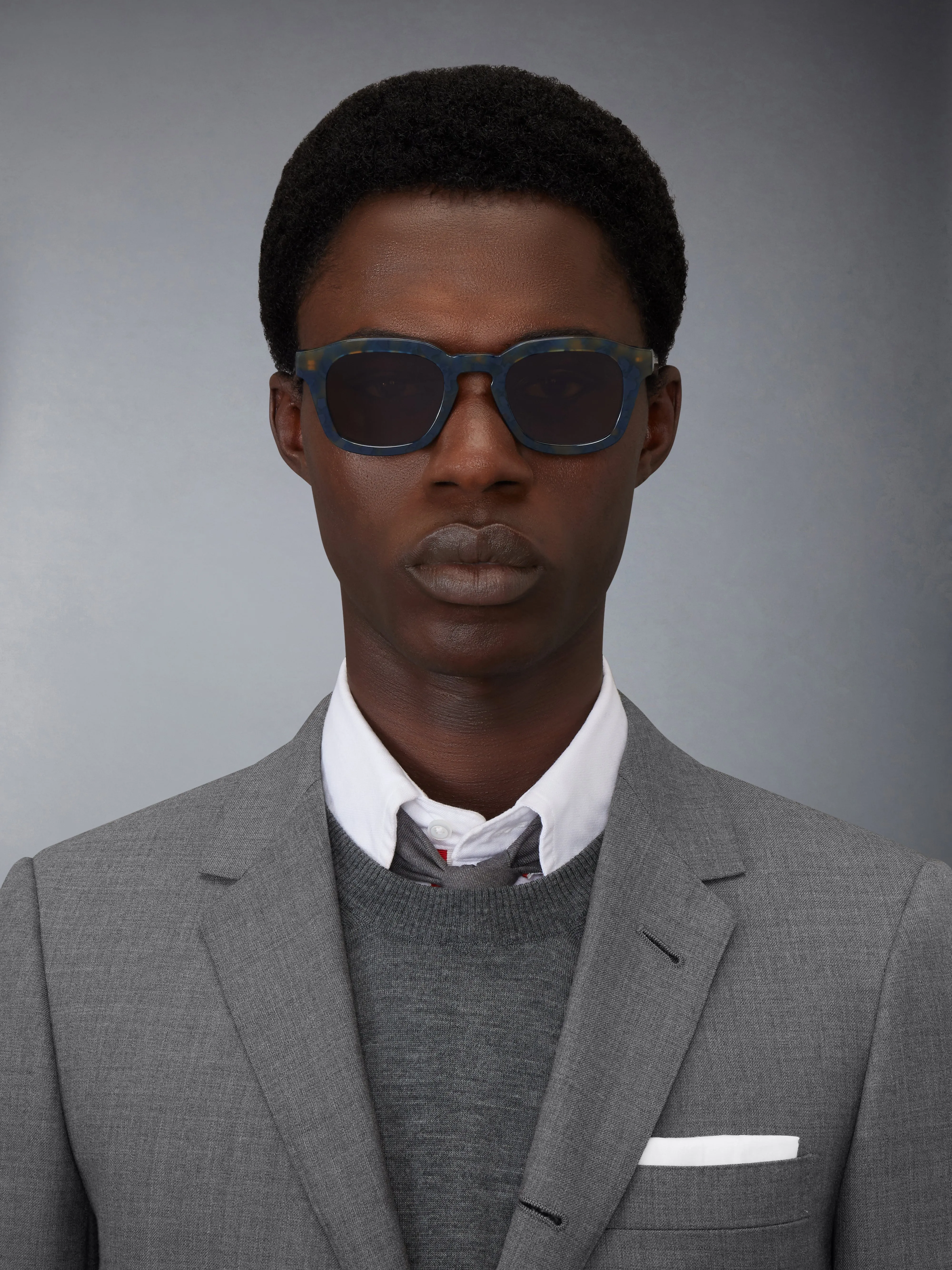 ACETATE RECTANGULAR SUNGLASSES sold by Thom Browne product image thumbnail 3