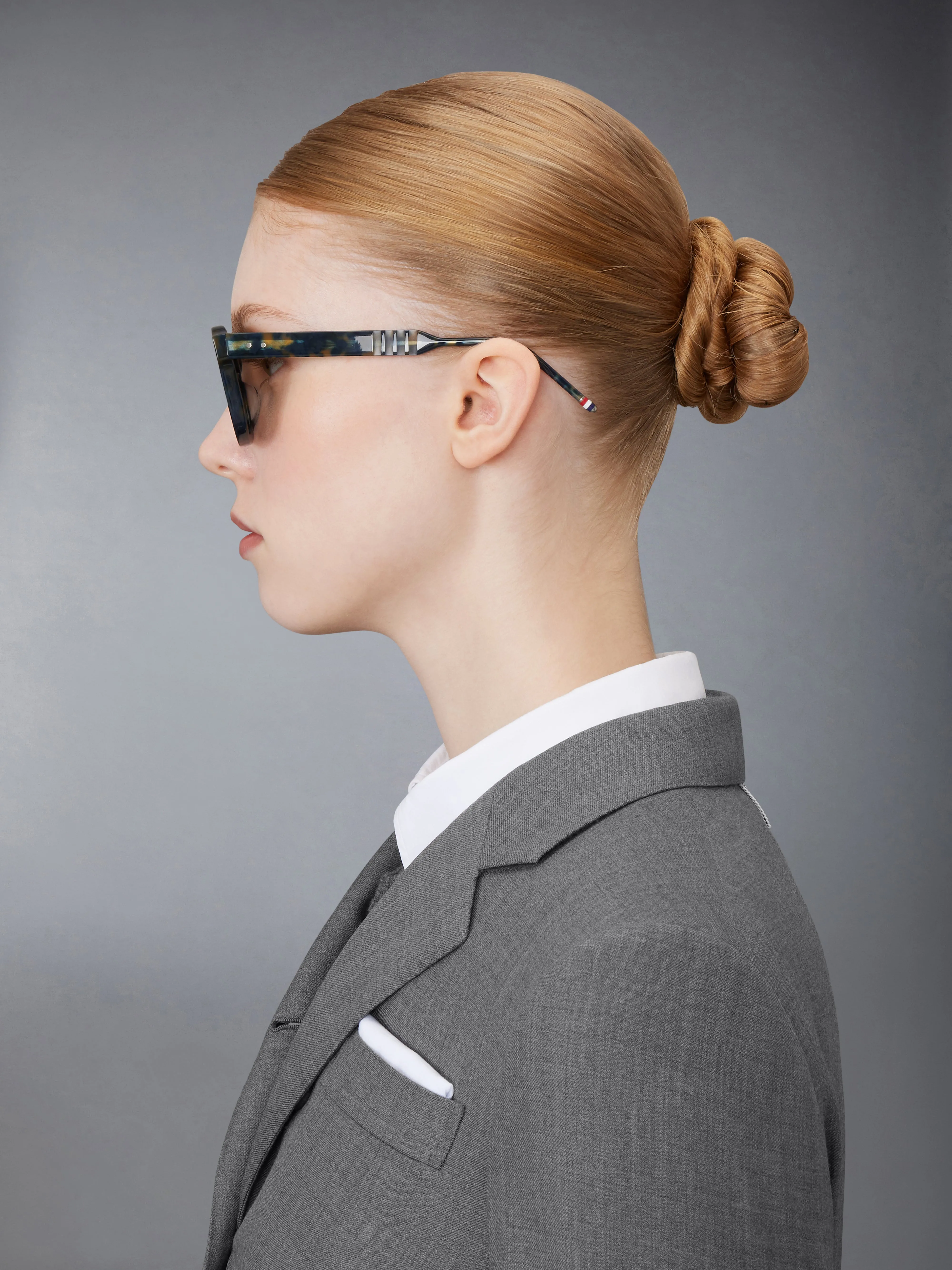 ACETATE RECTANGULAR SUNGLASSES sold by Thom Browne product image thumbnail 4