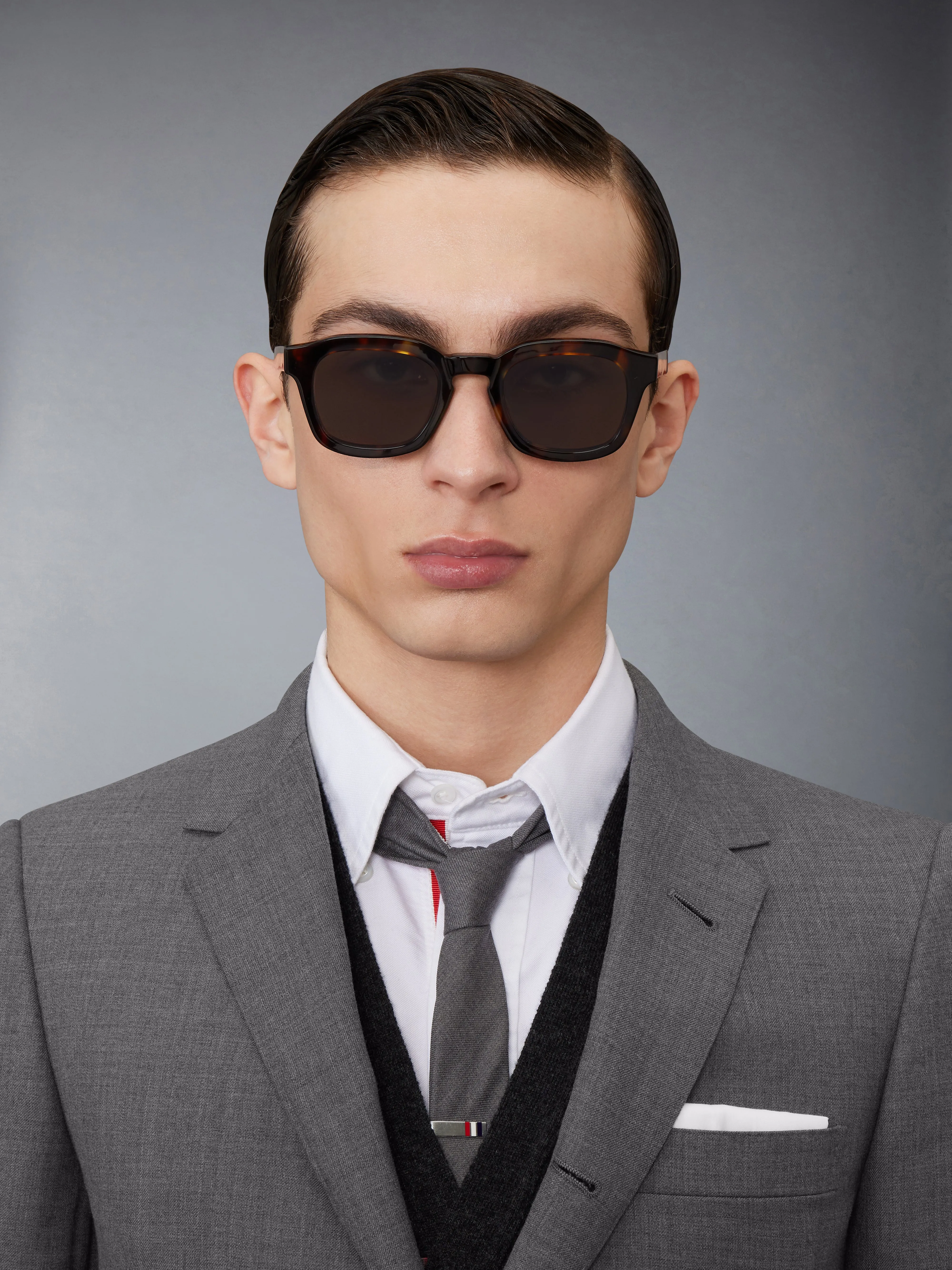 ACETATE RECTANGULAR SUNGLASSES sold by Thom Browne product image thumbnail 3