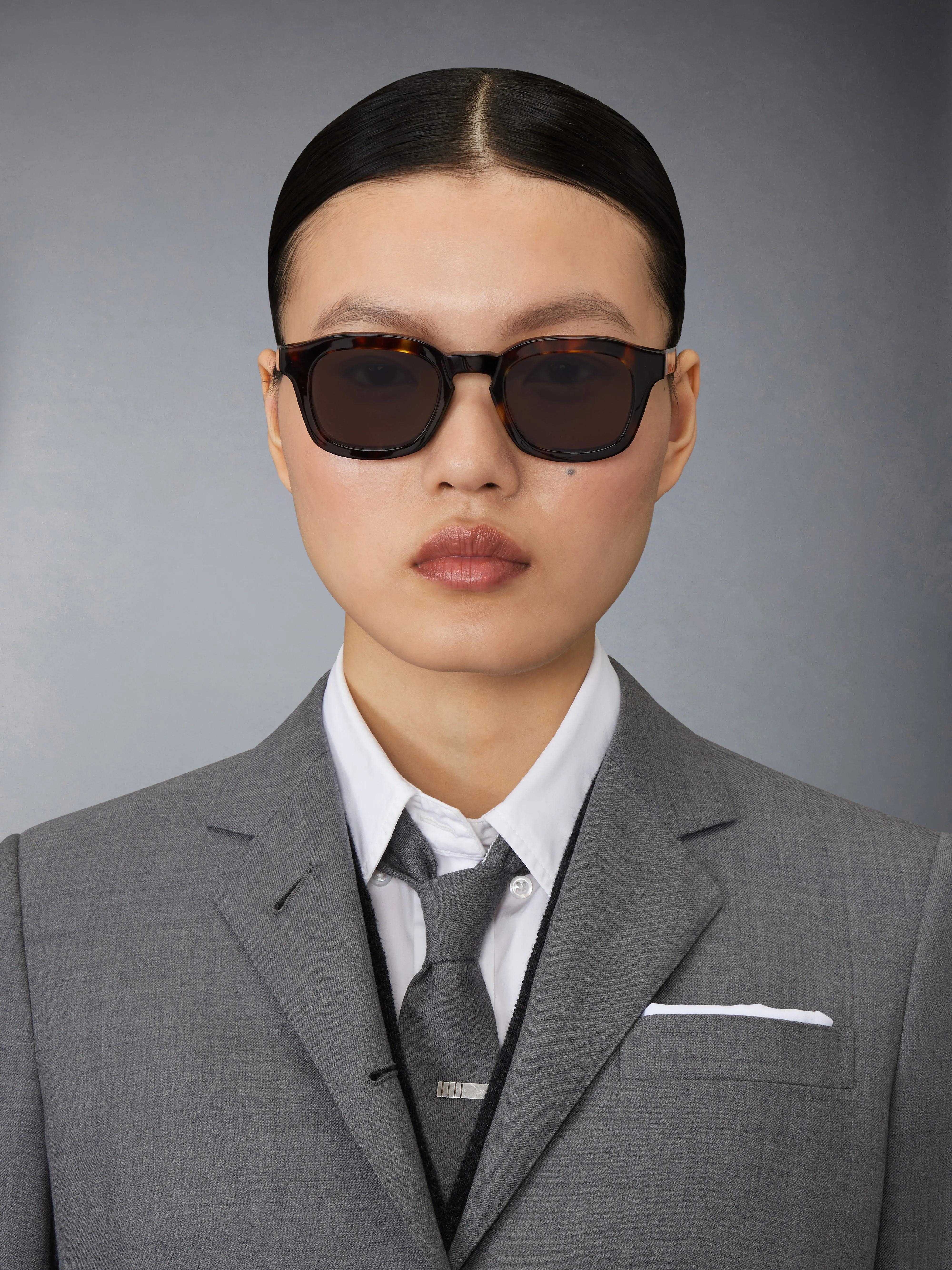ACETATE RECTANGULAR SUNGLASSES sold by Thom Browne product image thumbnail 2