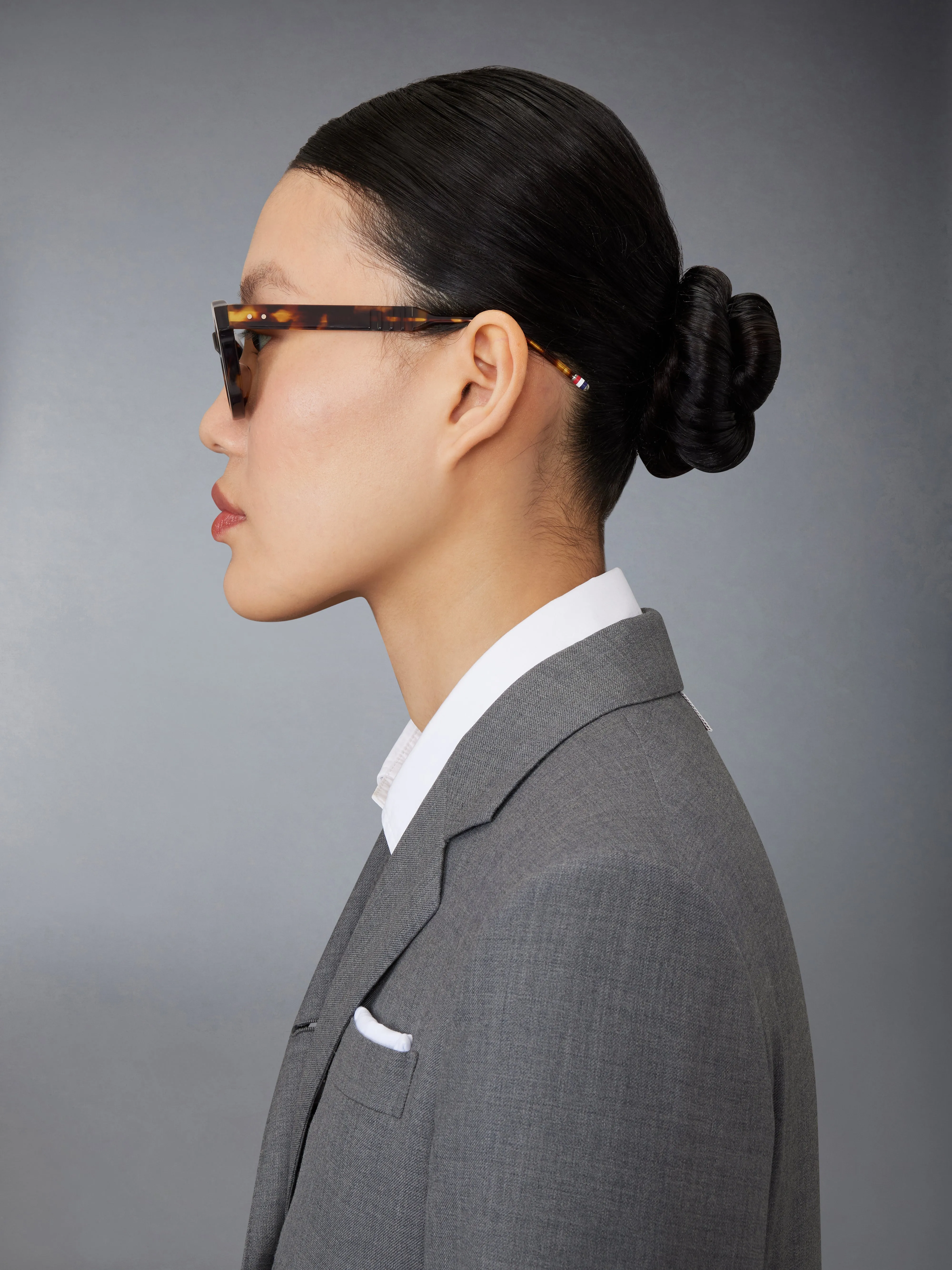 ACETATE RECTANGULAR SUNGLASSES sold by Thom Browne product image thumbnail 4