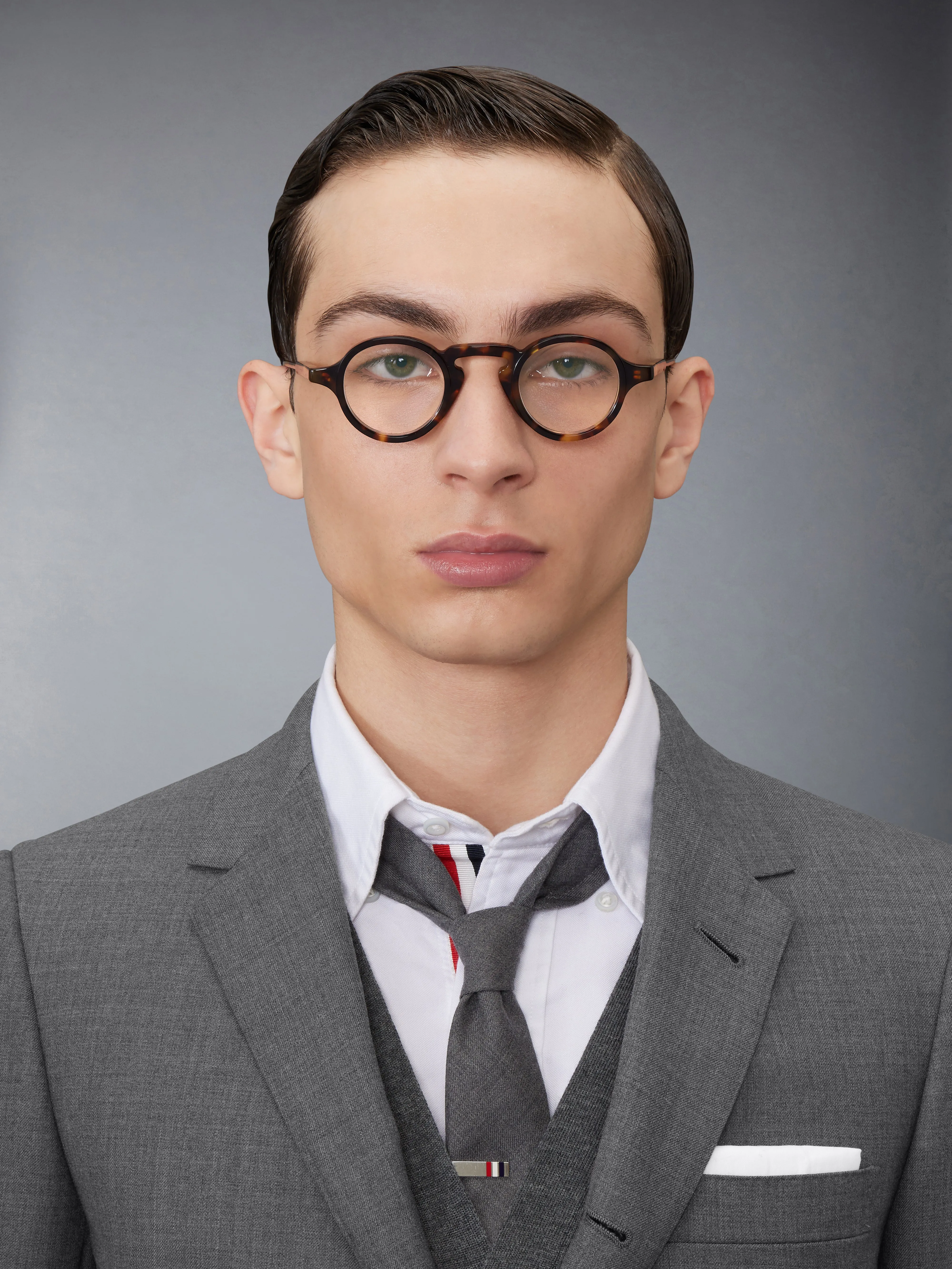 ACETATE ROUND EYEGLASSES sold by Thom Browne product image thumbnail 3