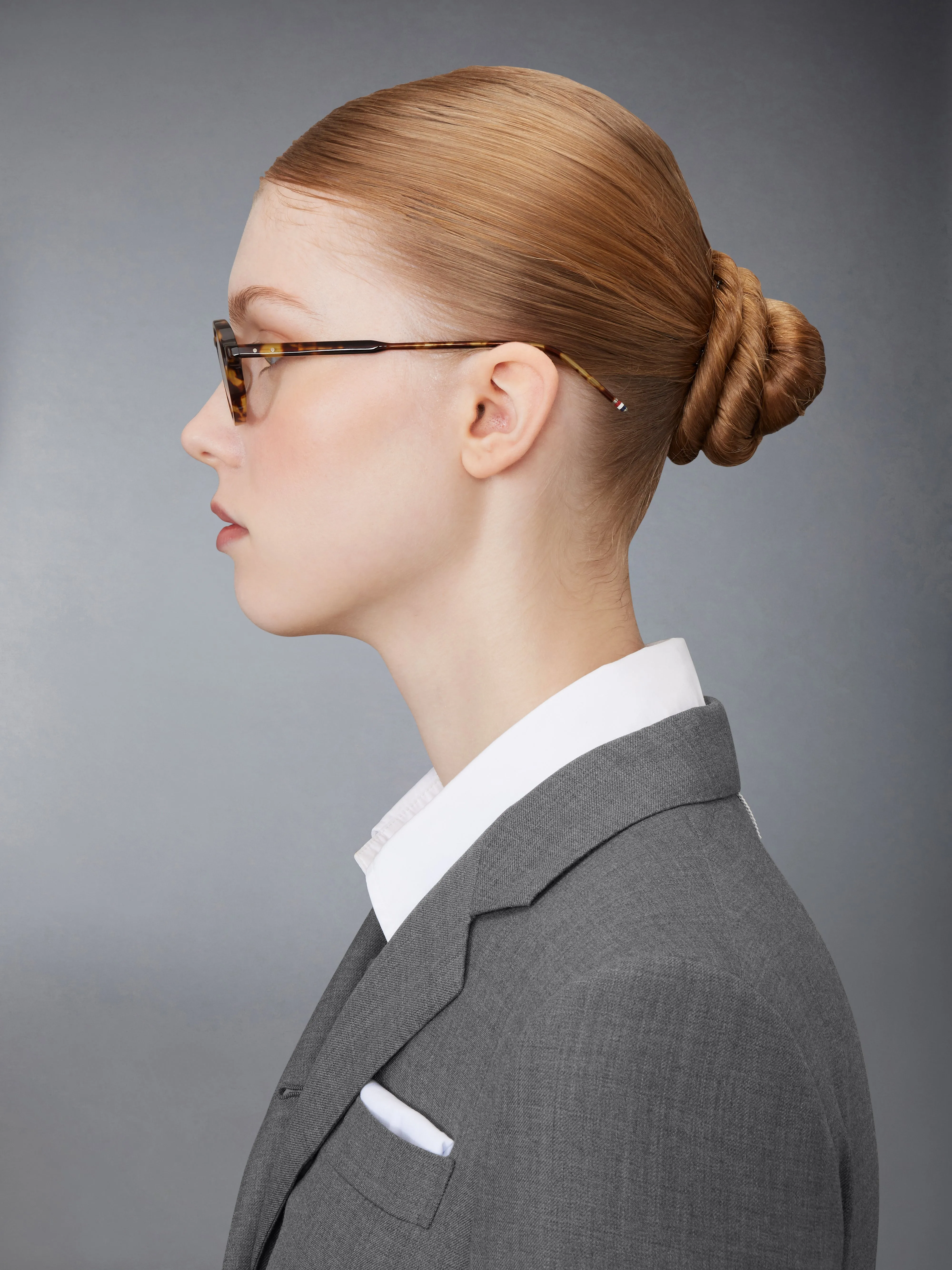 ACETATE ROUND EYEGLASSES sold by Thom Browne product image thumbnail 4