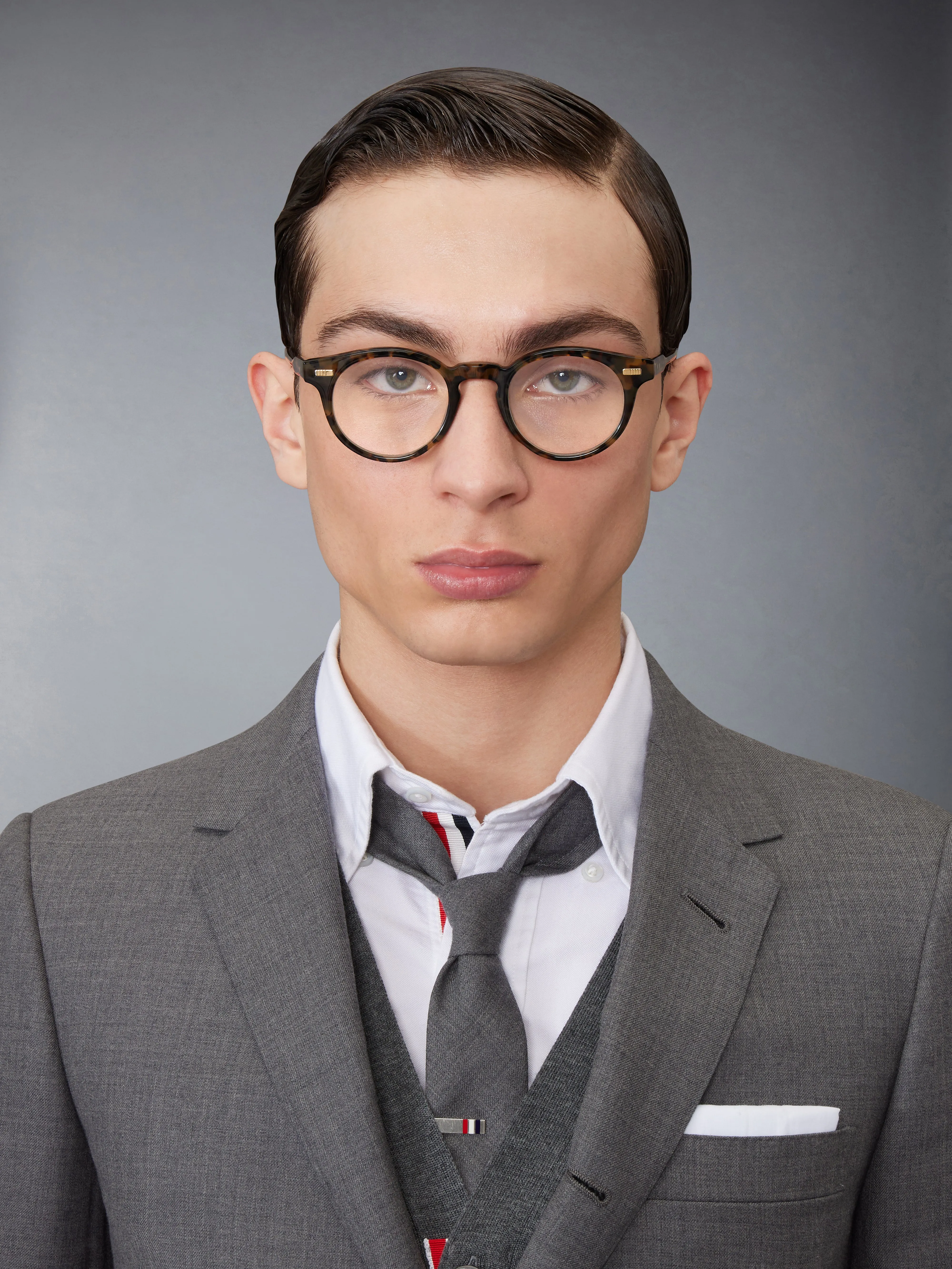 ACETATE ROUND EYEGLASSES sold by Thom Browne product image thumbnail 3