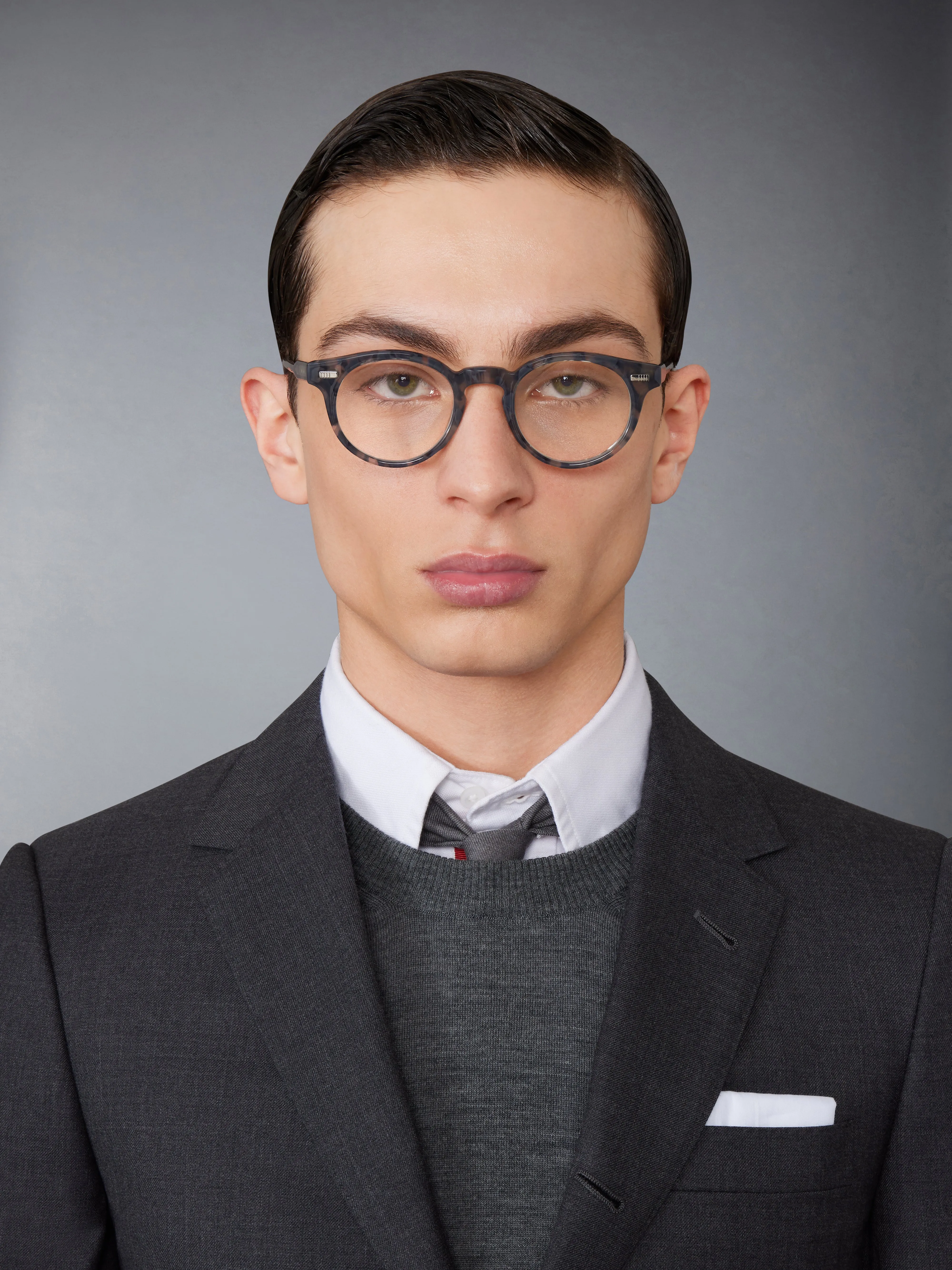 ACETATE ROUND EYEGLASSES sold by Thom Browne product image thumbnail 3