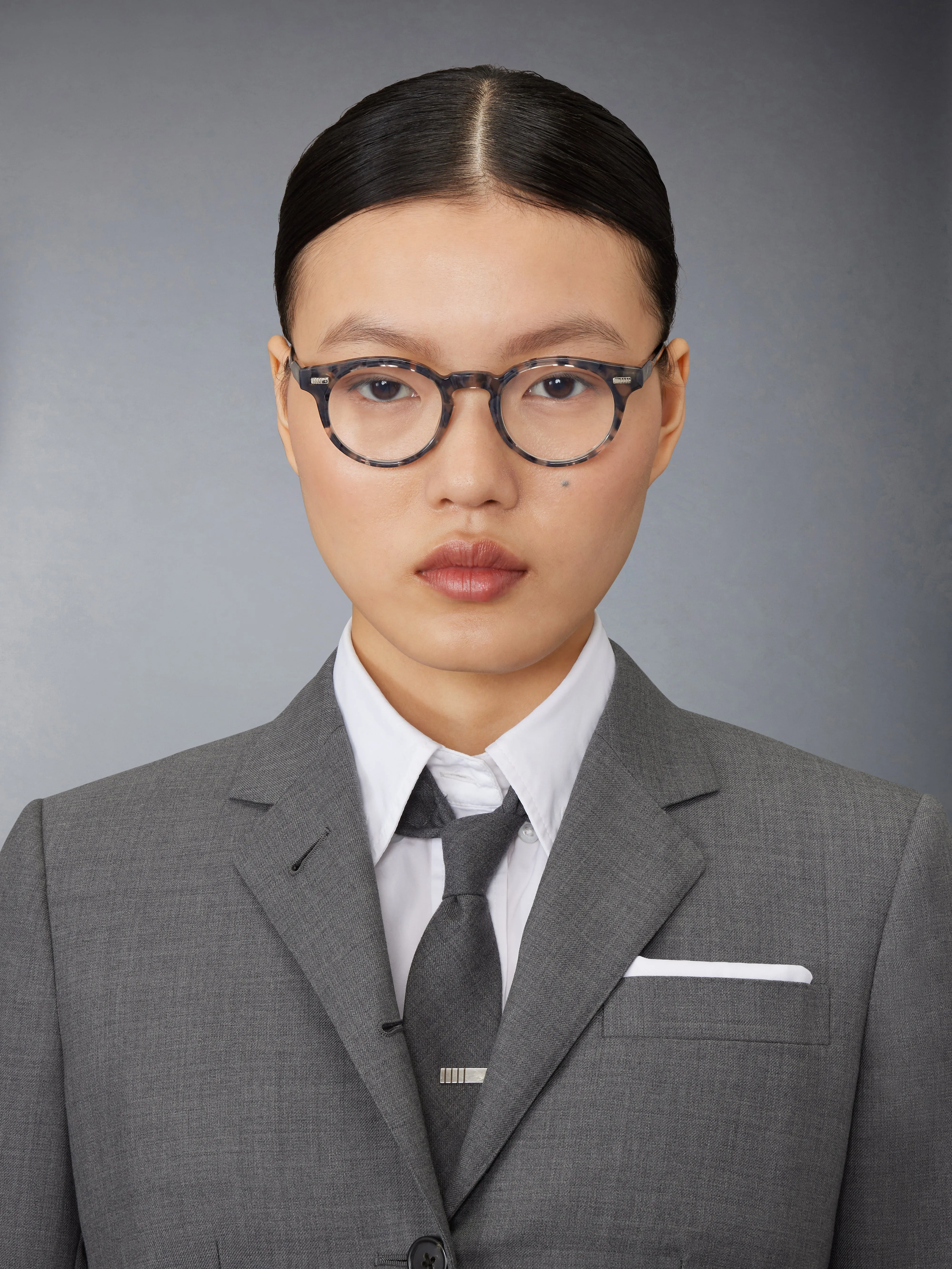 ACETATE ROUND EYEGLASSES sold by Thom Browne product image thumbnail 2