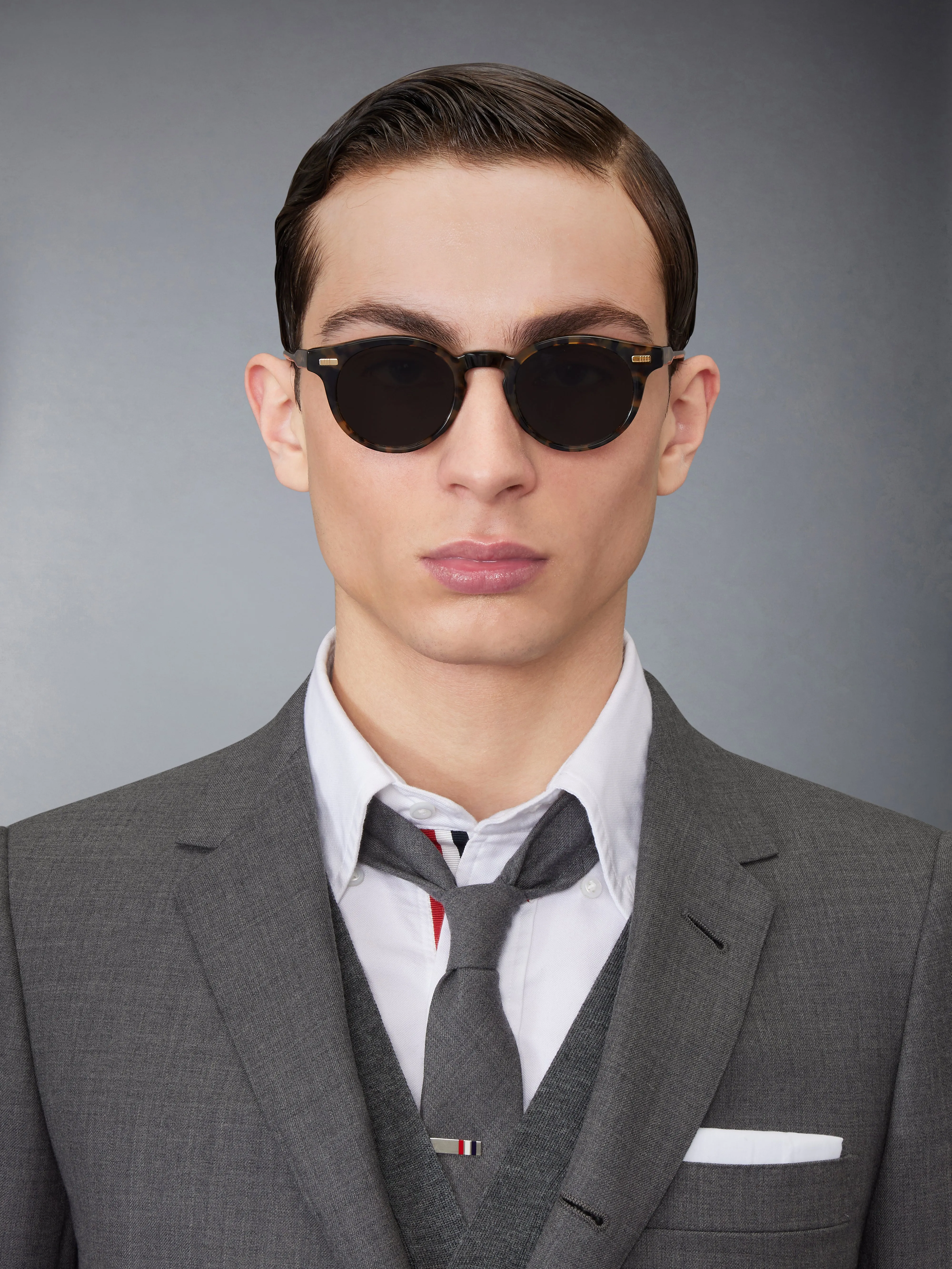 ACETATE ROUND SUNGLASSES sold by Thom Browne product image thumbnail 3