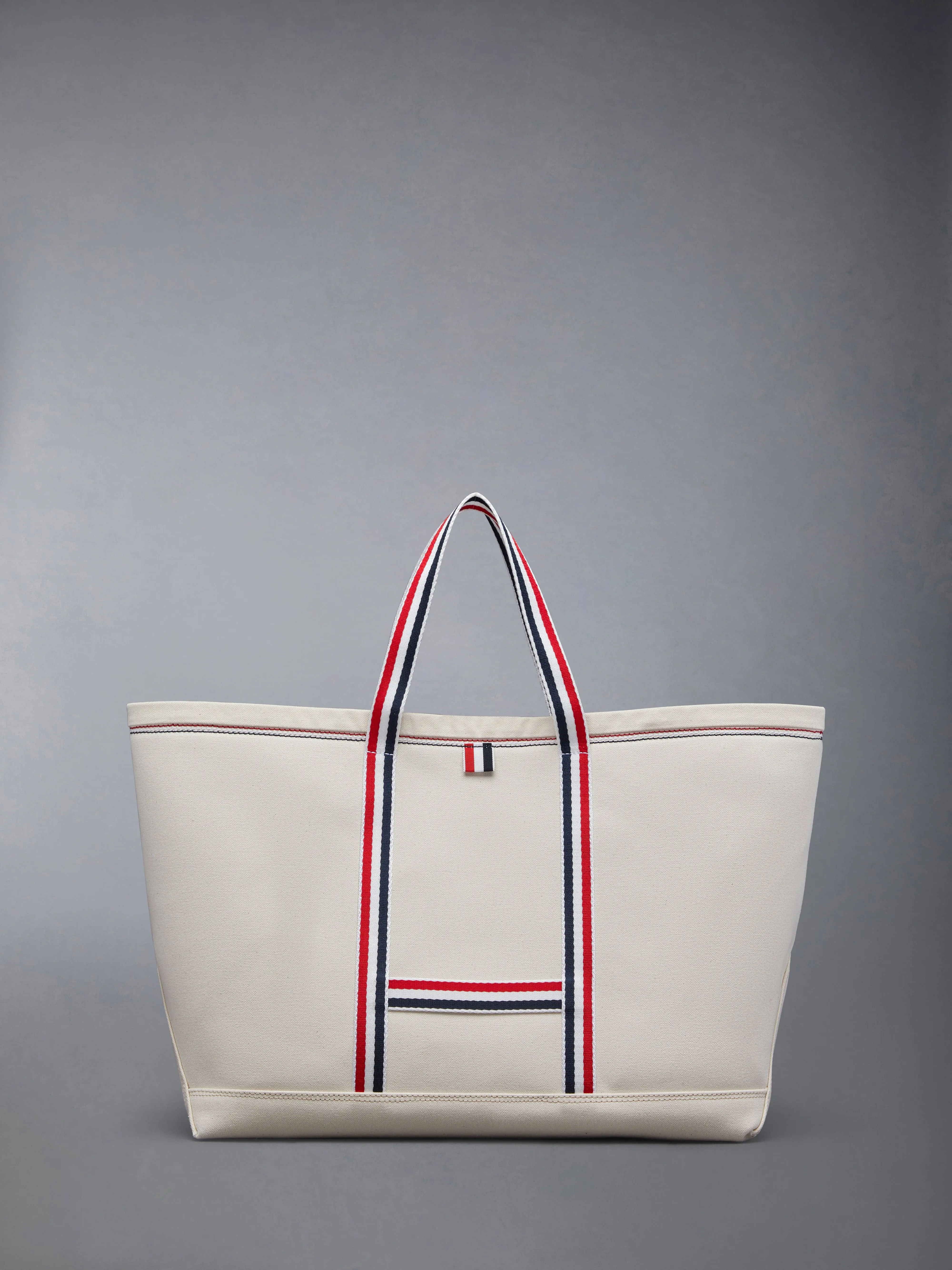 CANVAS STRIPE MEDIUM TOOL TOTE sold by Thom Browne product image thumbnail 3
