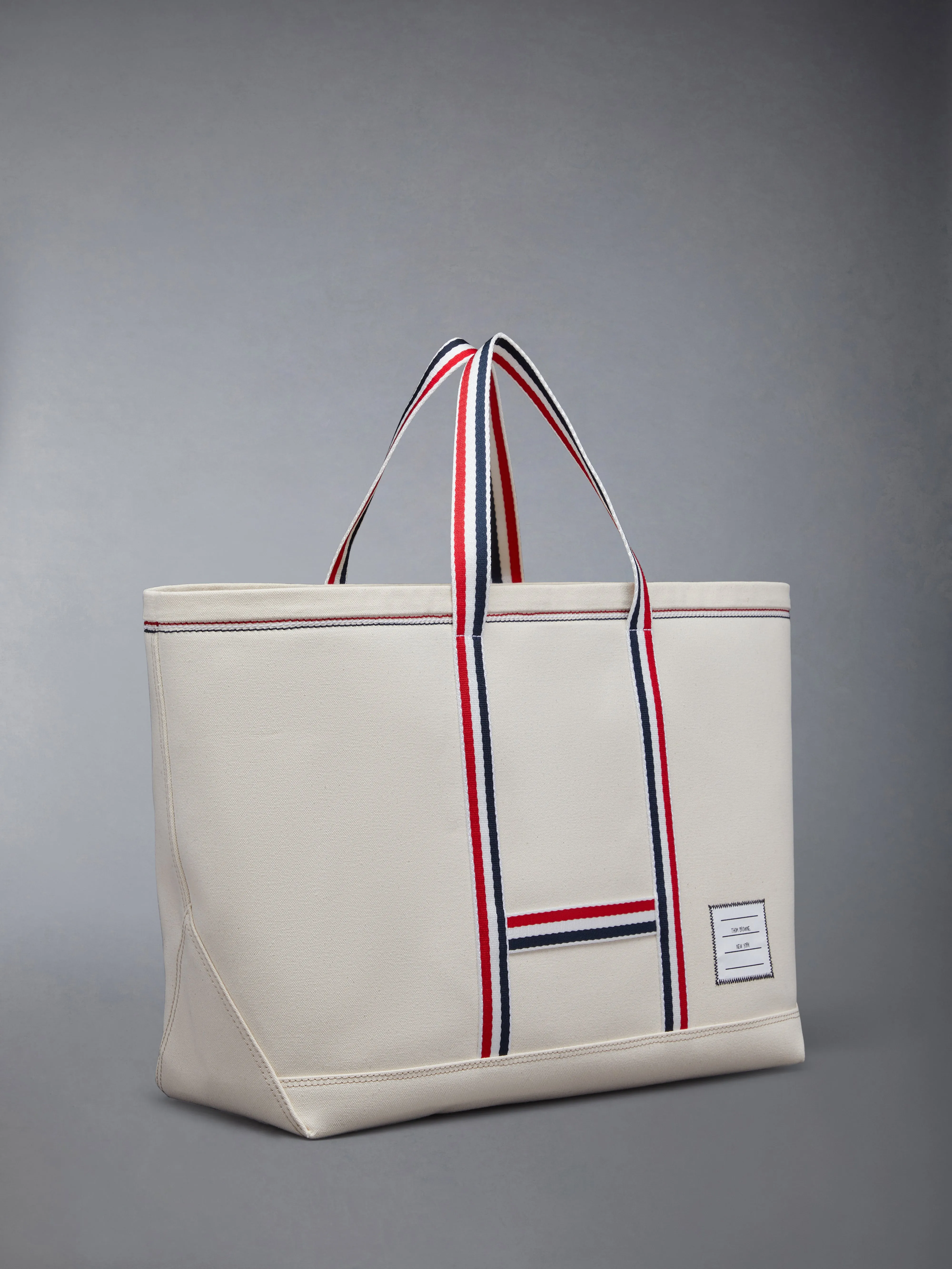 CANVAS STRIPE MEDIUM TOOL TOTE sold by Thom Browne product image thumbnail 2
