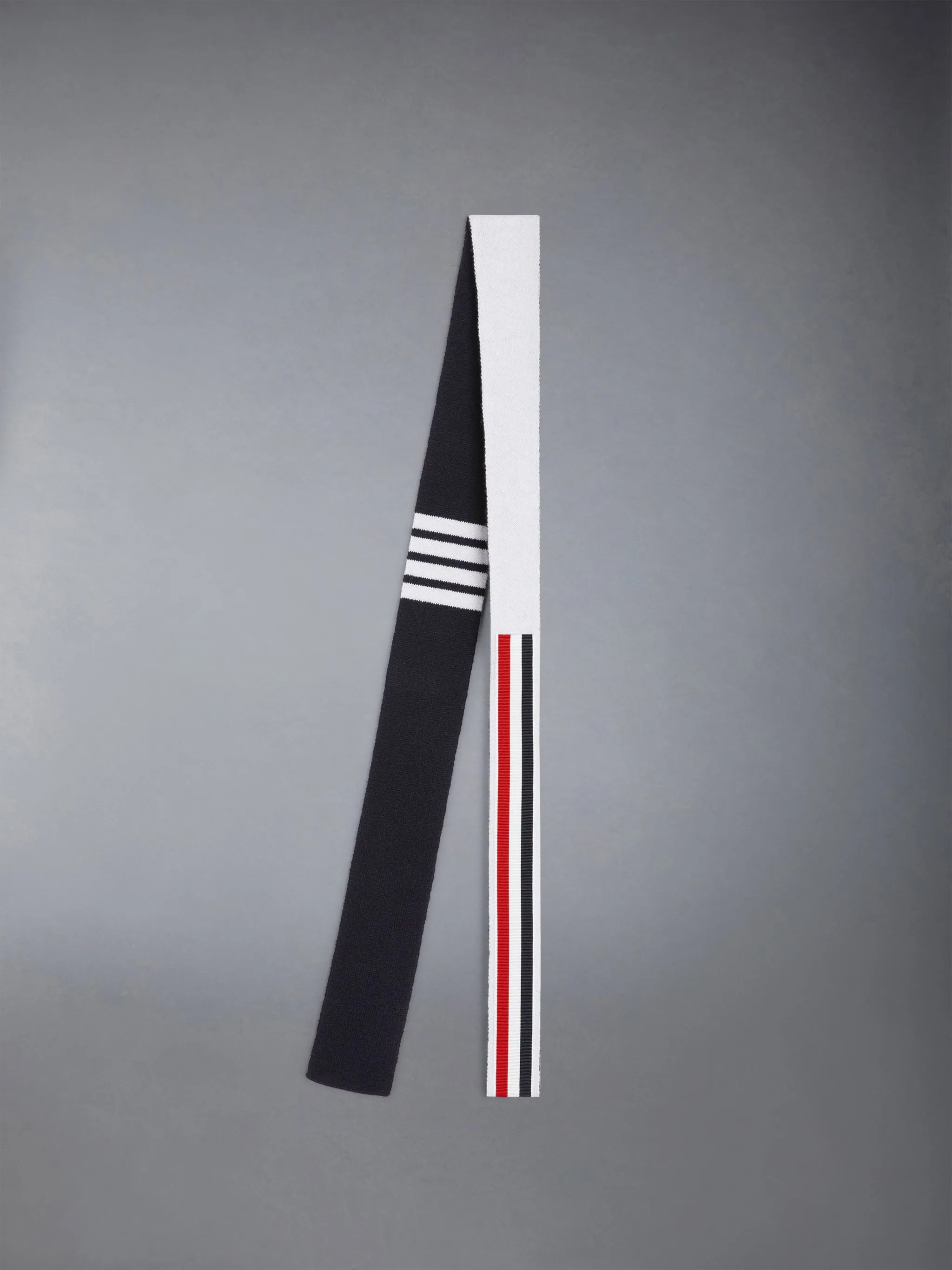 CASHMERE 4-BAR KNIT TIE sold by Thom Browne product image thumbnail 3
