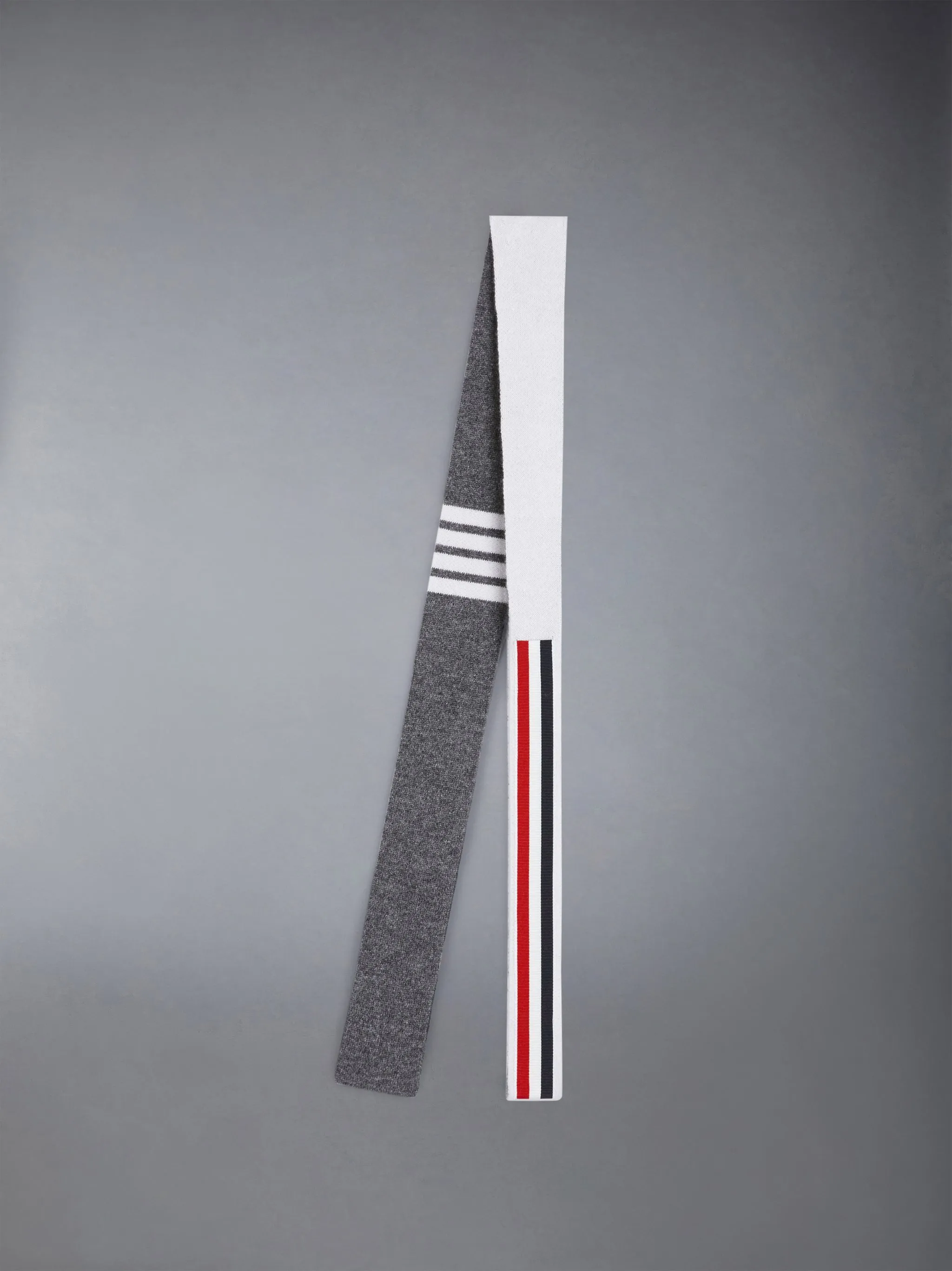 CASHMERE 4-BAR KNIT TIE sold by Thom Browne product image thumbnail 3