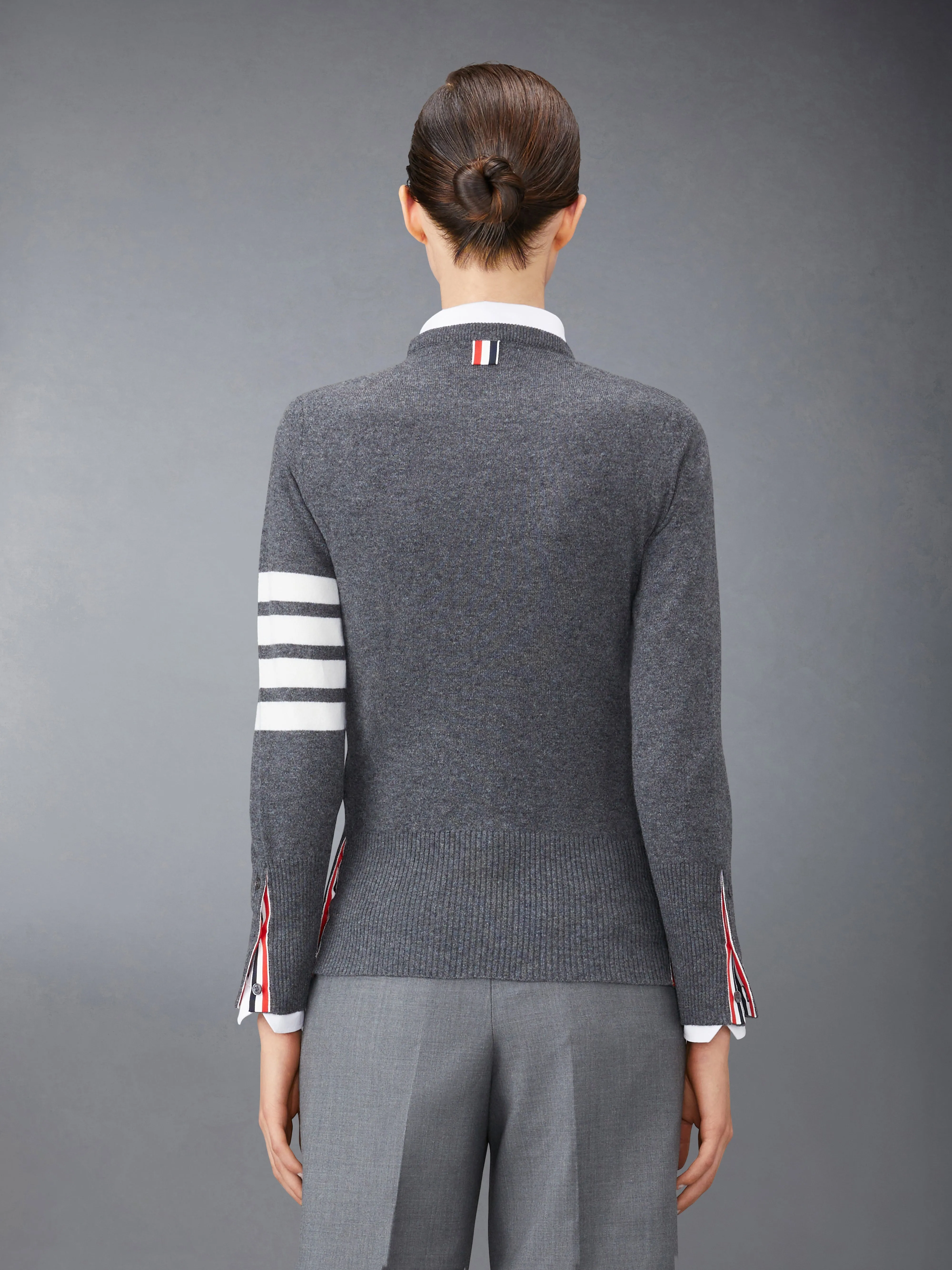 CLASSIC CASHMERE 4-BAR PULLOVER sold by Thom Browne product image thumbnail 2