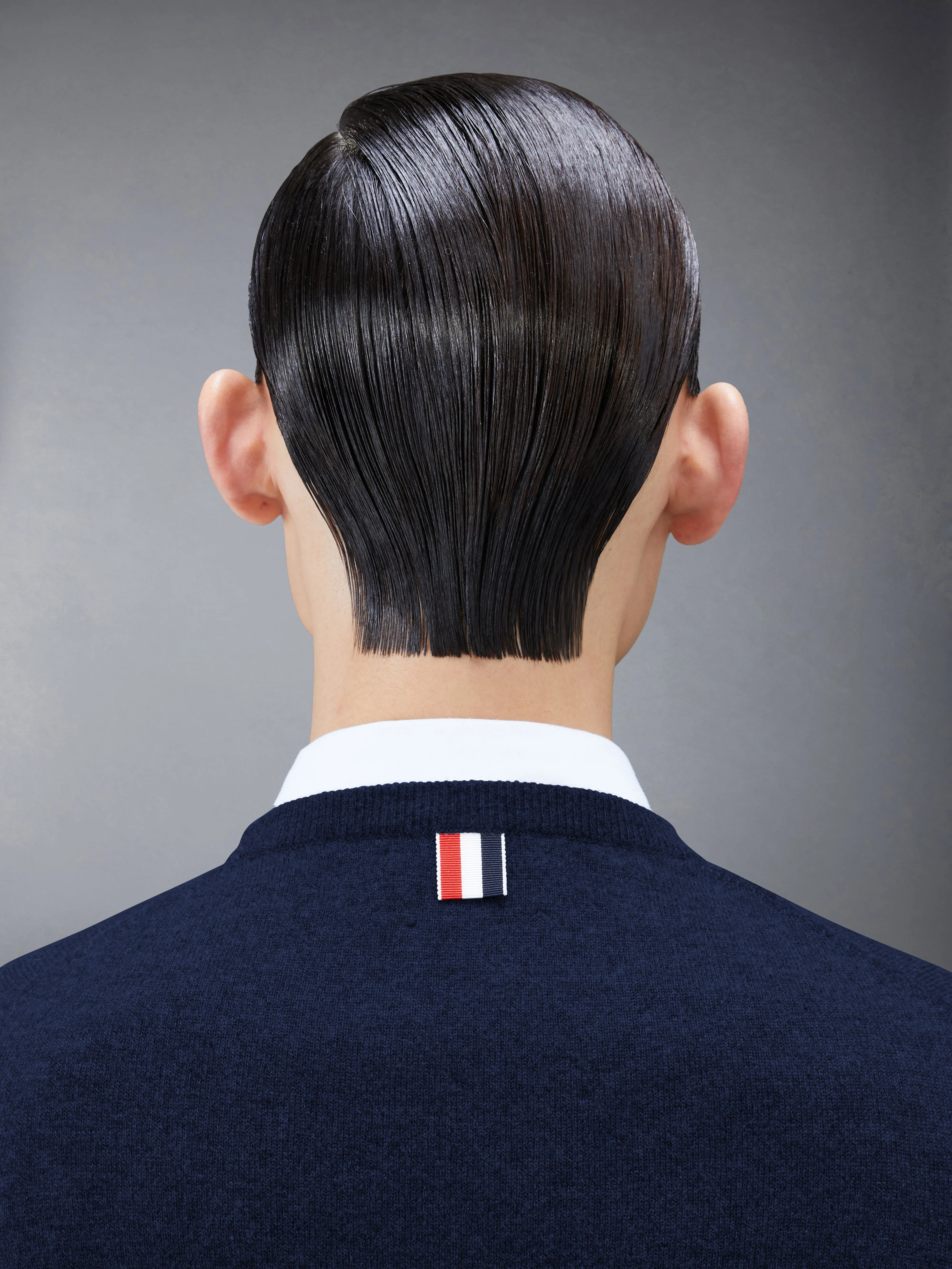 CLASSIC CASHMERE 4-BAR PULLOVER sold by Thom Browne product image thumbnail 5