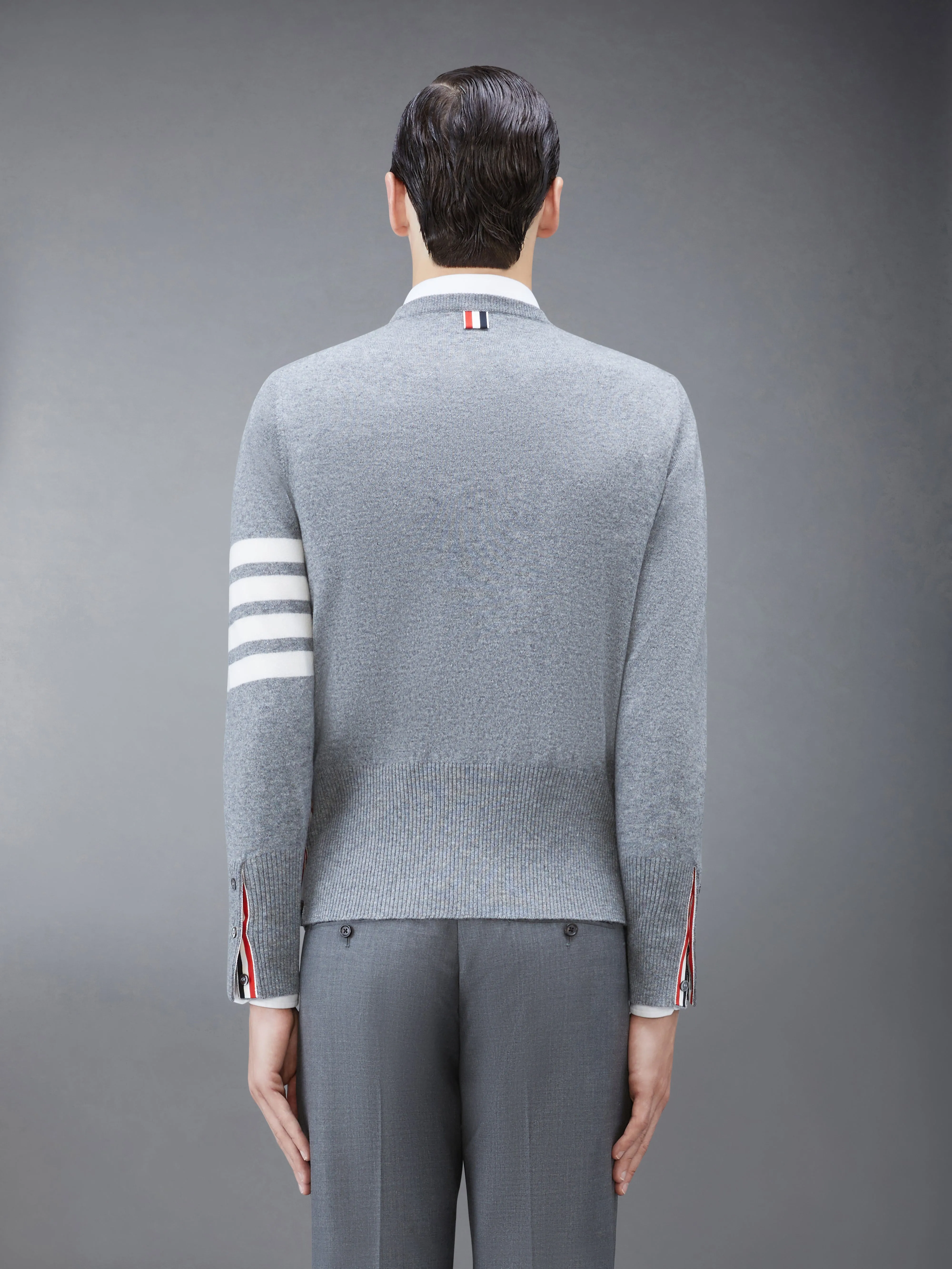 CLASSIC CASHMERE 4-BAR PULLOVER sold by Thom Browne product image thumbnail 2