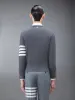 CLASSIC CASHMERE 4-BAR PULLOVER sold by Thom Browne