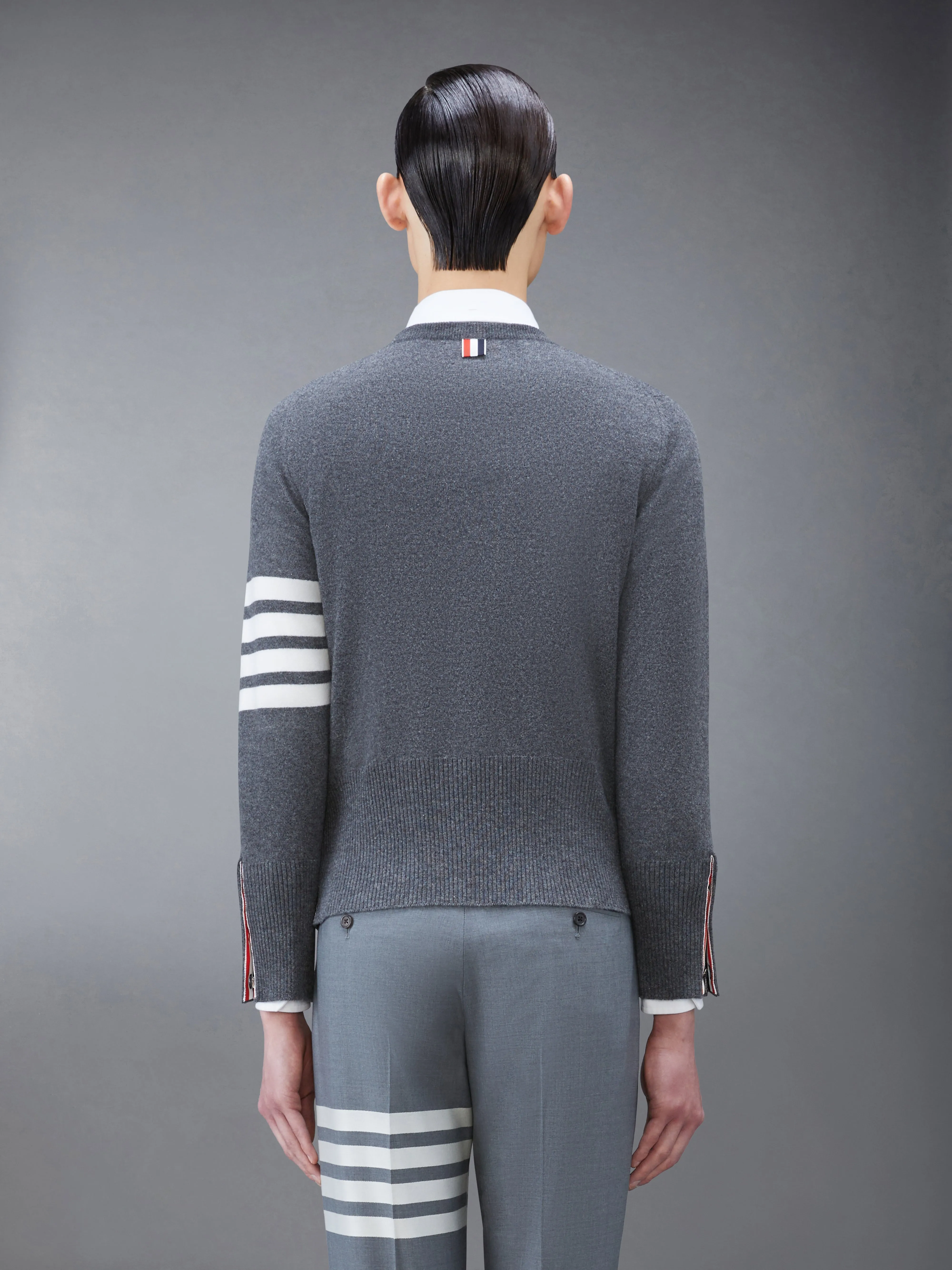 CLASSIC CASHMERE 4-BAR PULLOVER sold by Thom Browne product image thumbnail 2