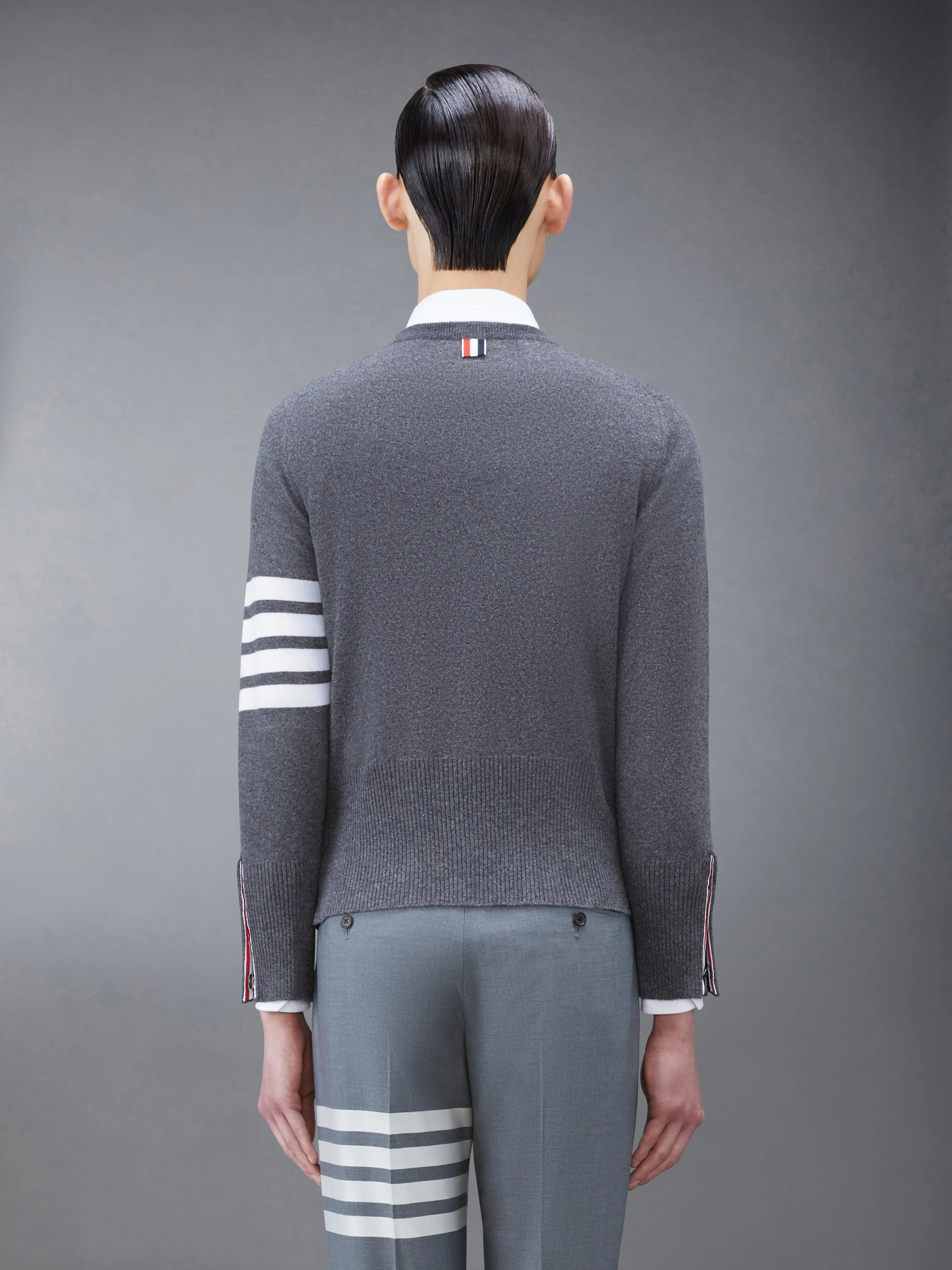 CLASSIC CASHMERE 4-BAR PULLOVER sold by Thom Browne product image thumbnail 2