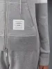 CLASSIC LOOPBACK 4-BAR FULL ZIP HOODIE sold by Thom Browne