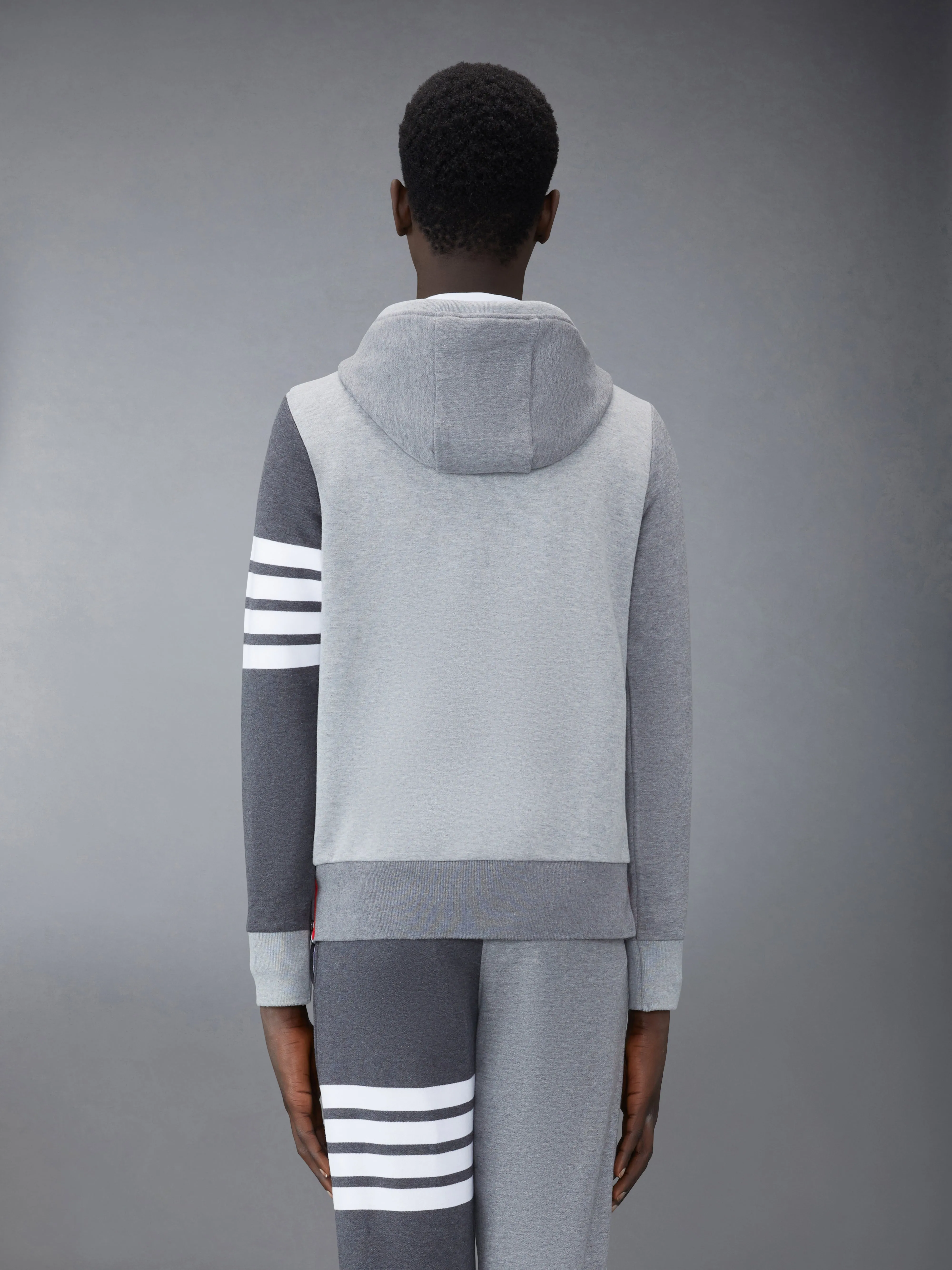 CLASSIC LOOPBACK 4-BAR HOODIE sold by Thom Browne product image thumbnail 2