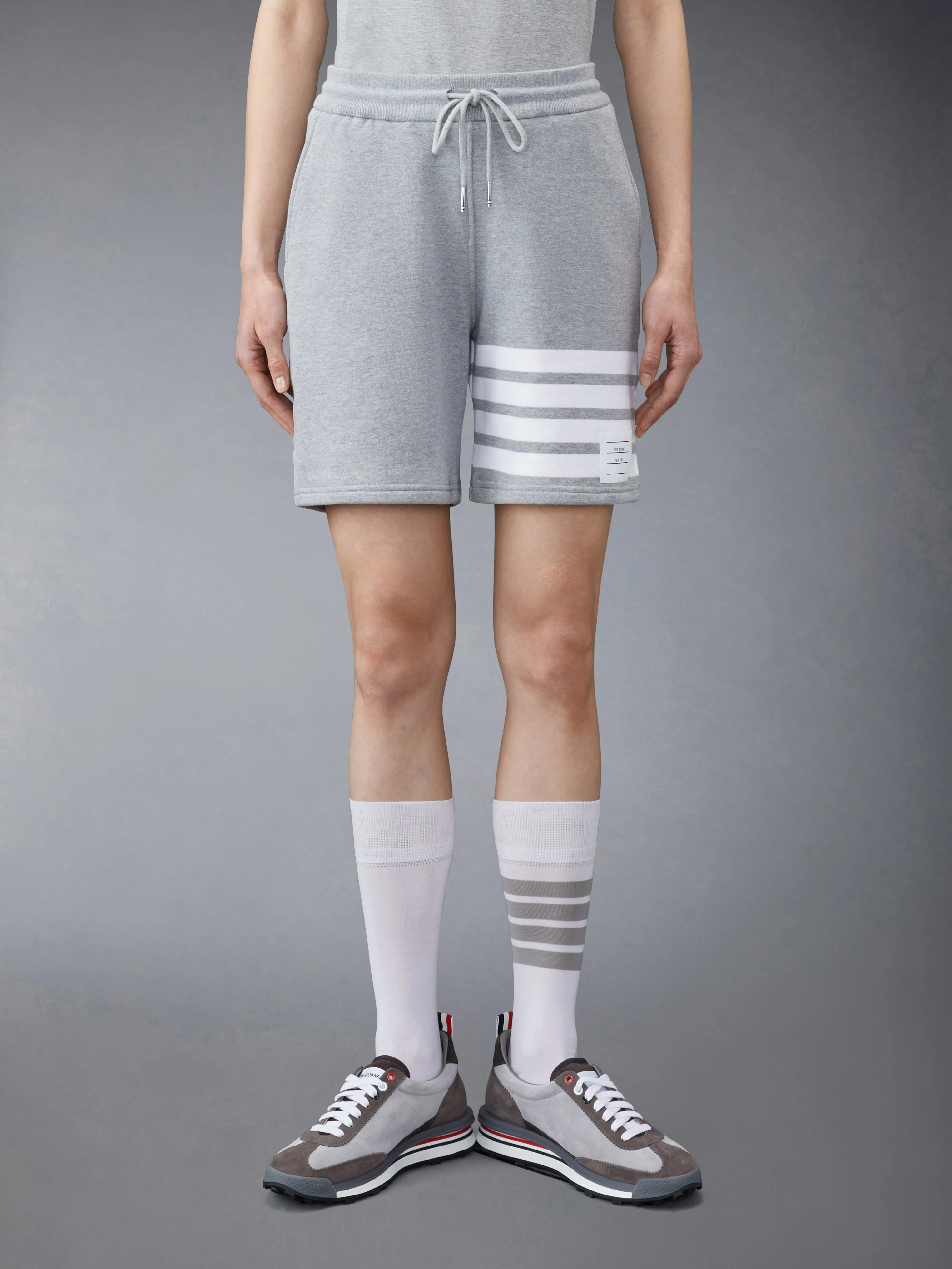 CLASSIC LOOPBACK 4-BAR SHORTS sold by Thom Browne