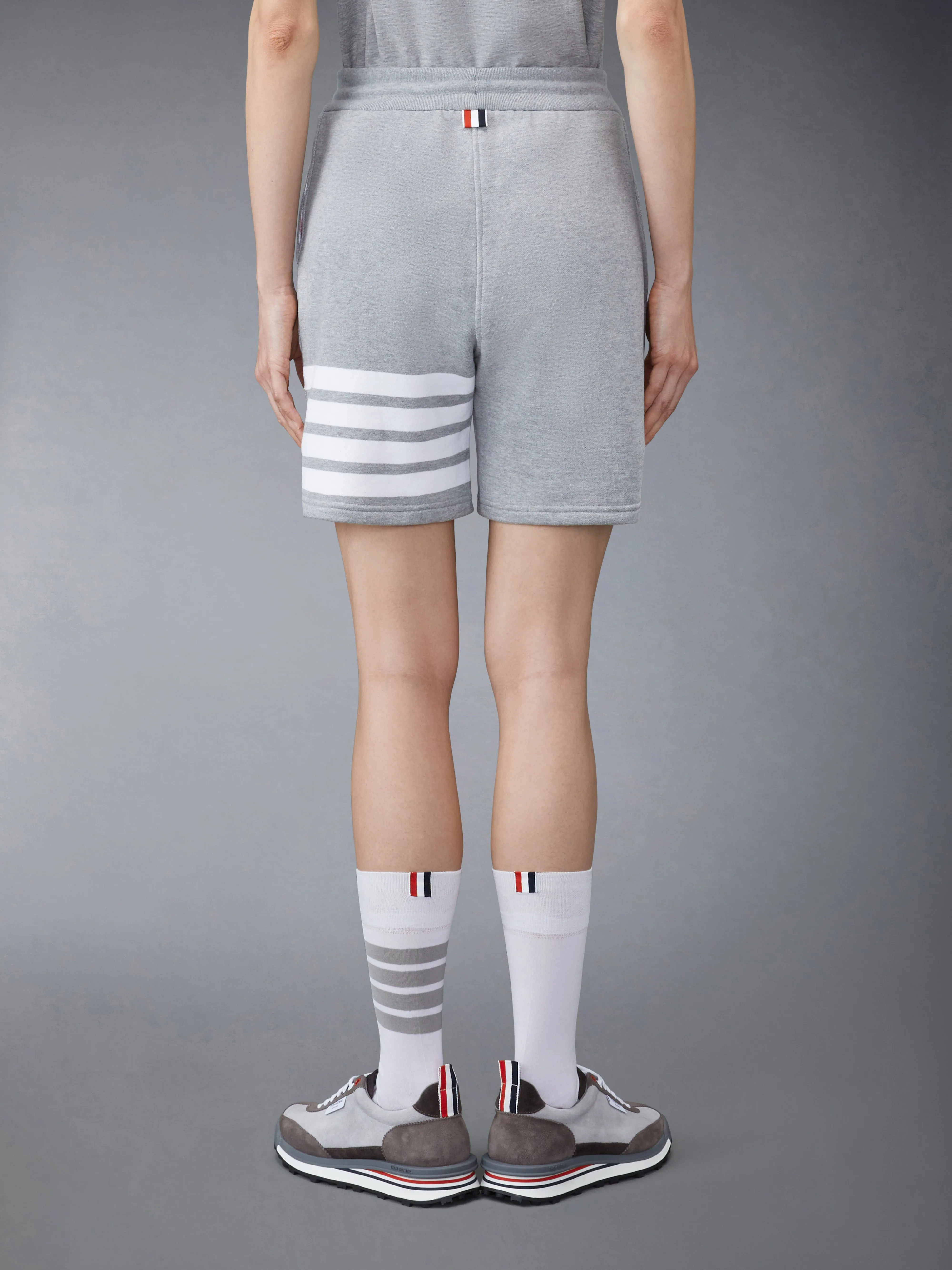 CLASSIC LOOPBACK 4-BAR SHORTS sold by Thom Browne product image thumbnail 3