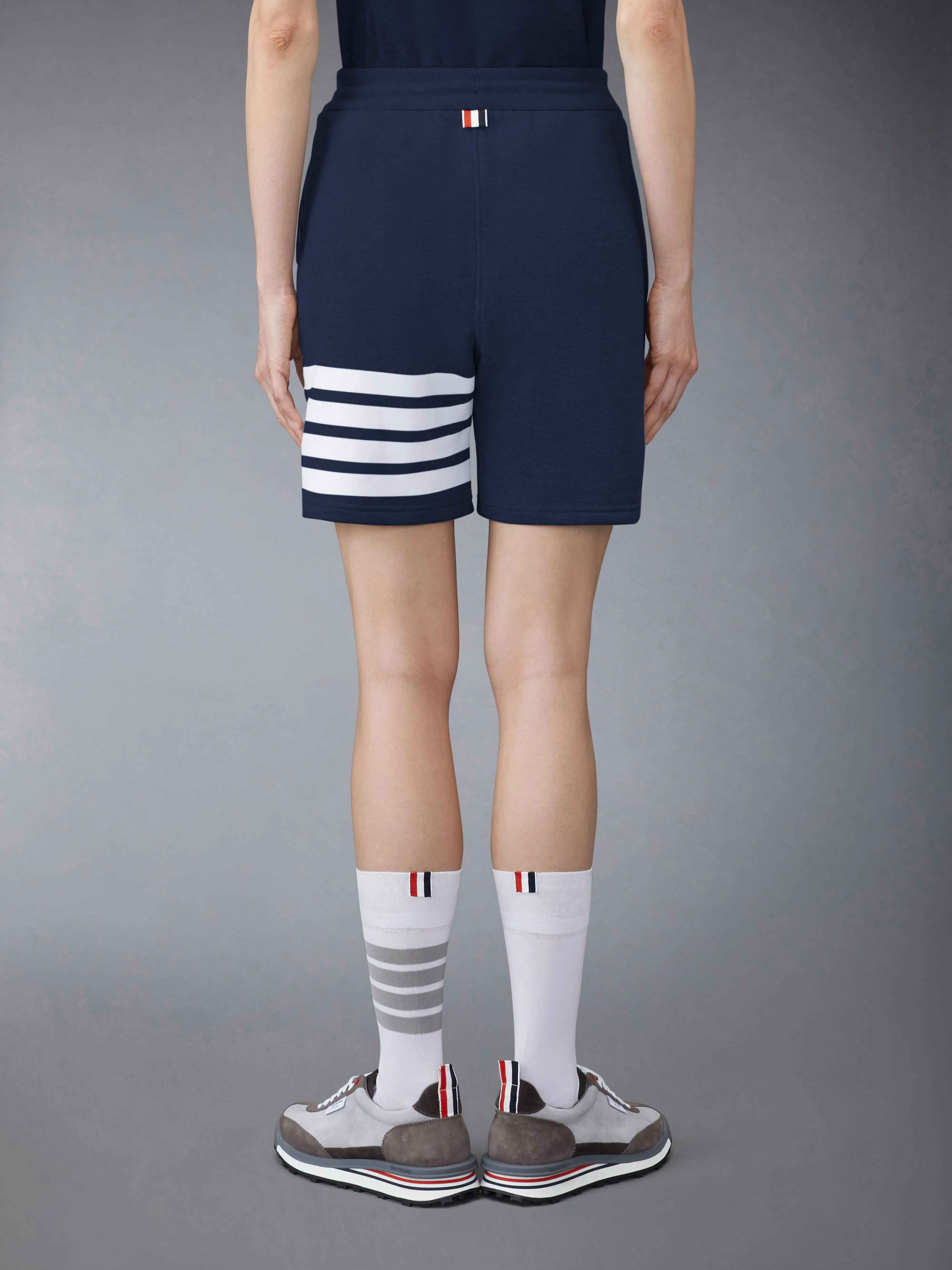CLASSIC LOOPBACK 4-BAR SHORTS sold by Thom Browne product image thumbnail 3