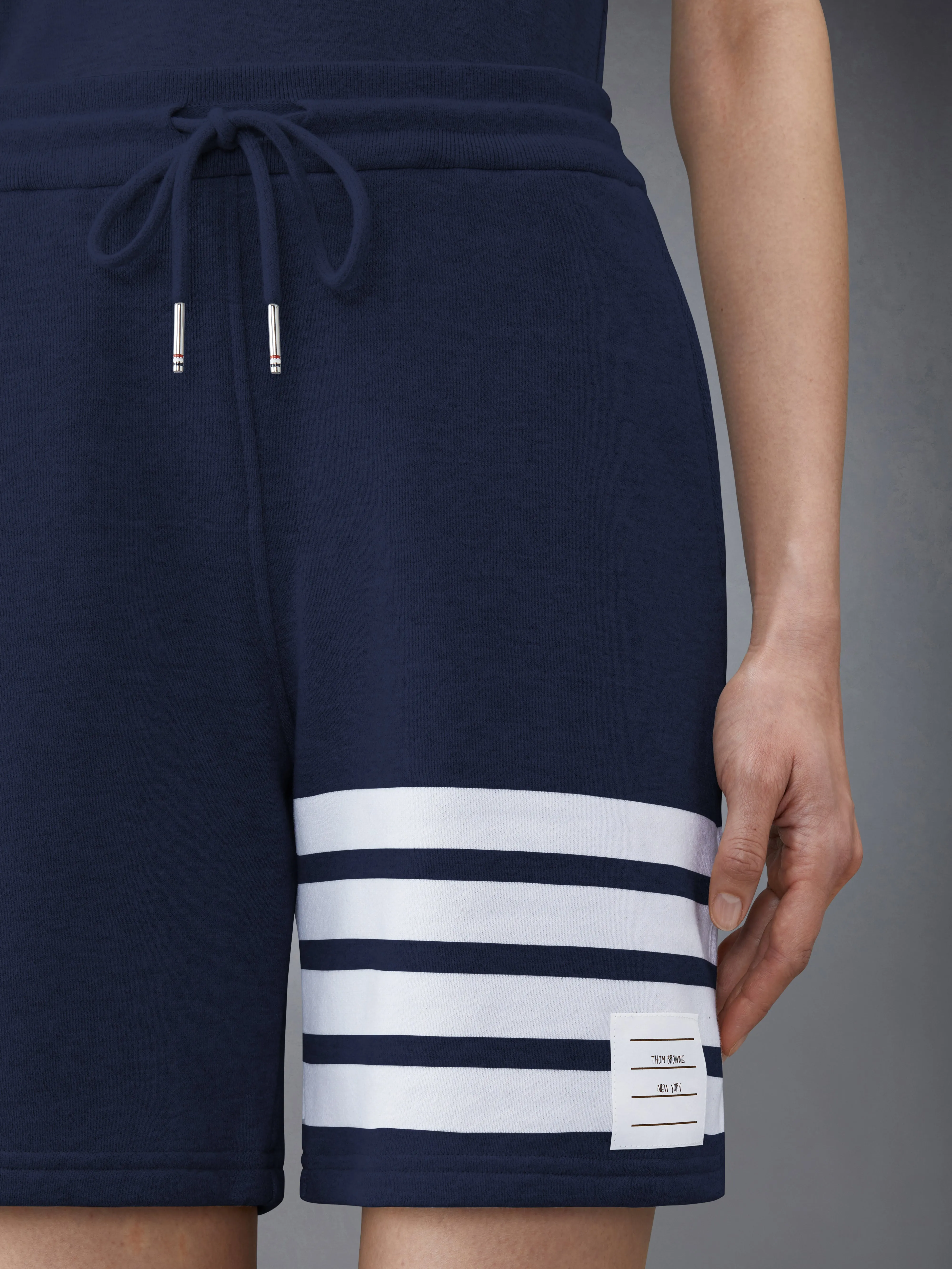 CLASSIC LOOPBACK 4-BAR SHORTS sold by Thom Browne product image thumbnail 5