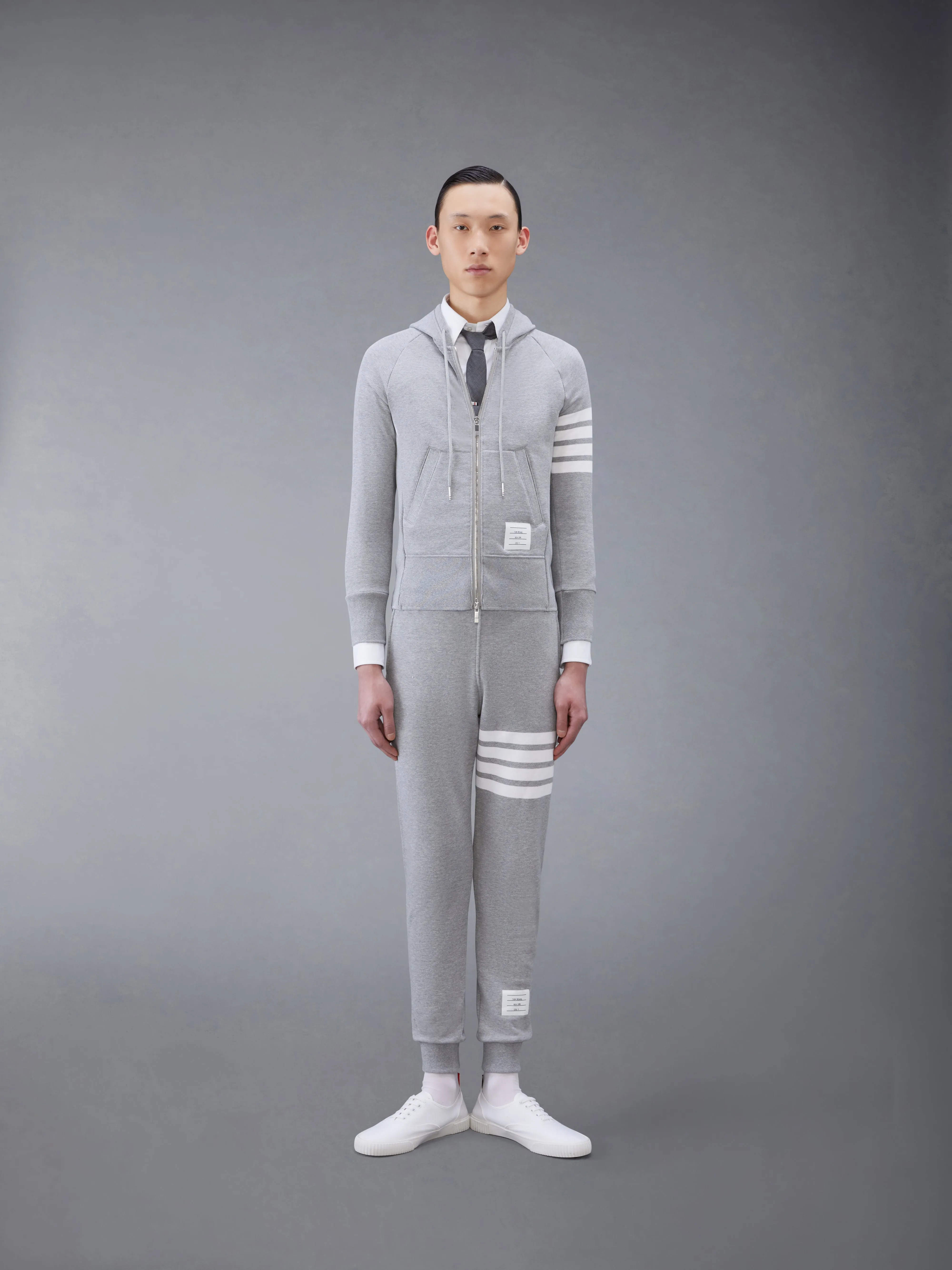 CLASSIC LOOPBACK 4-BAR SWEATPANTS sold by Thom Browne product image thumbnail 4