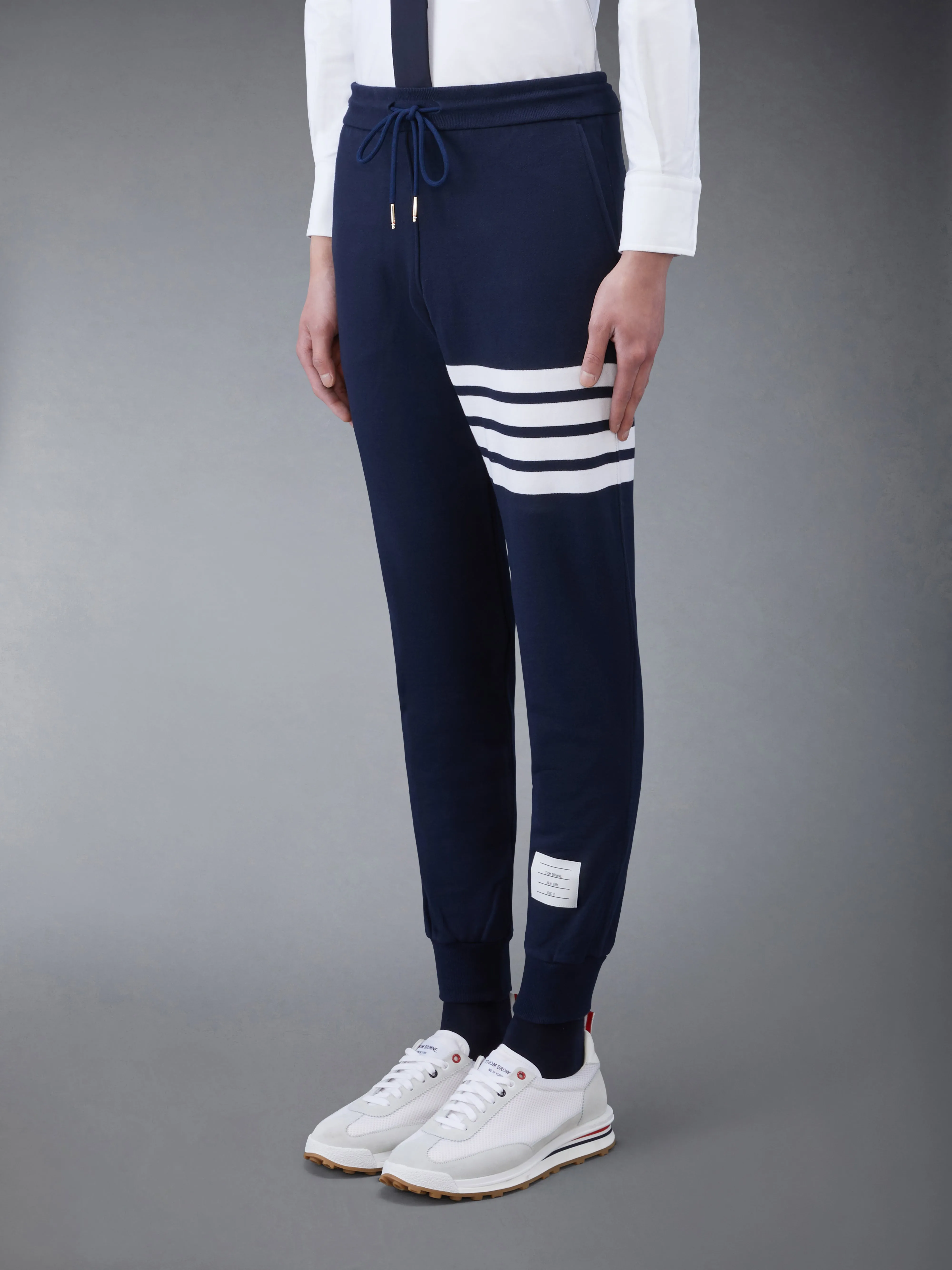 CLASSIC LOOPBACK 4-BAR SWEATPANTS sold by Thom Browne product image thumbnail 2