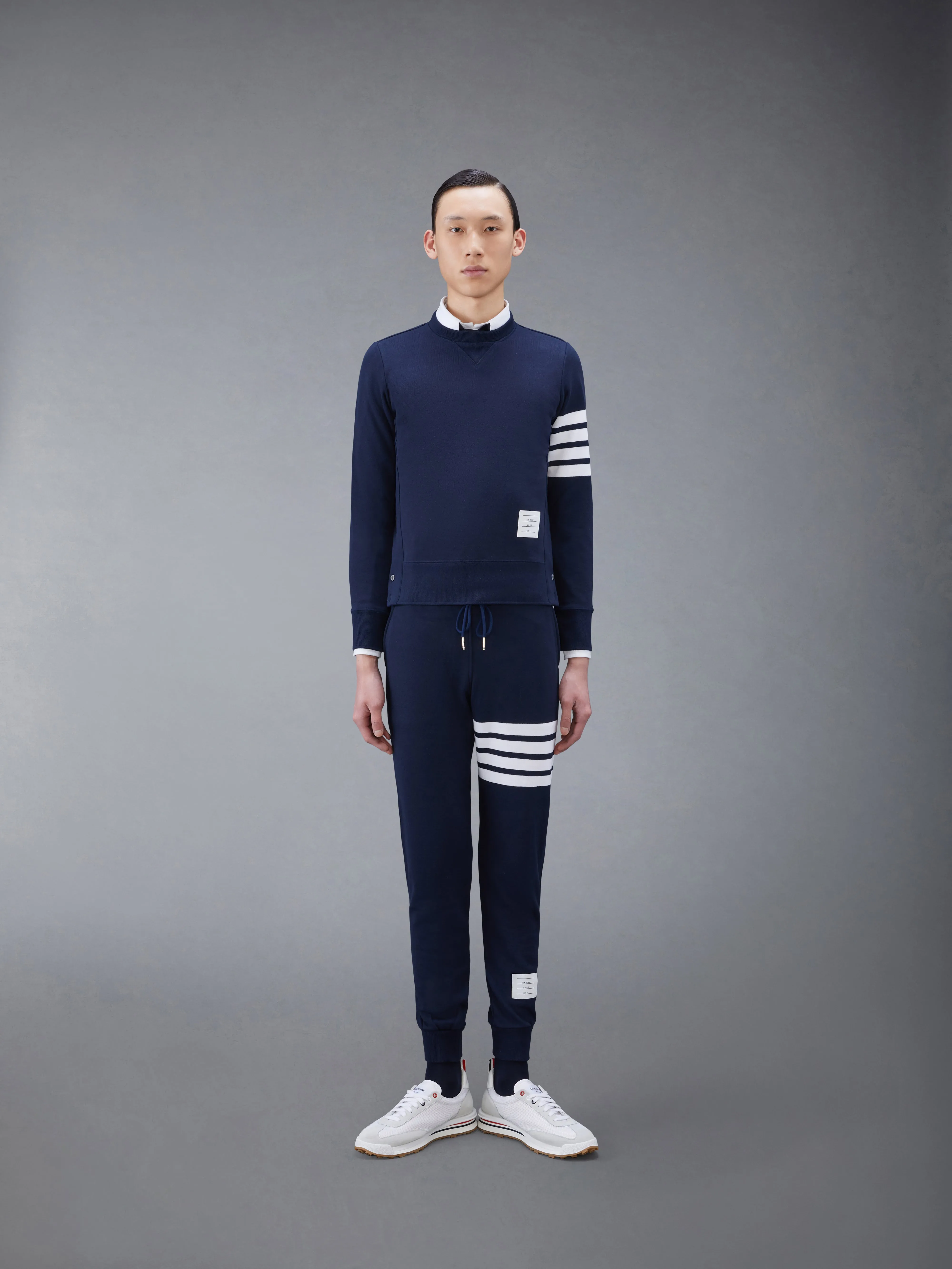 CLASSIC LOOPBACK 4-BAR SWEATPANTS sold by Thom Browne product image thumbnail 4
