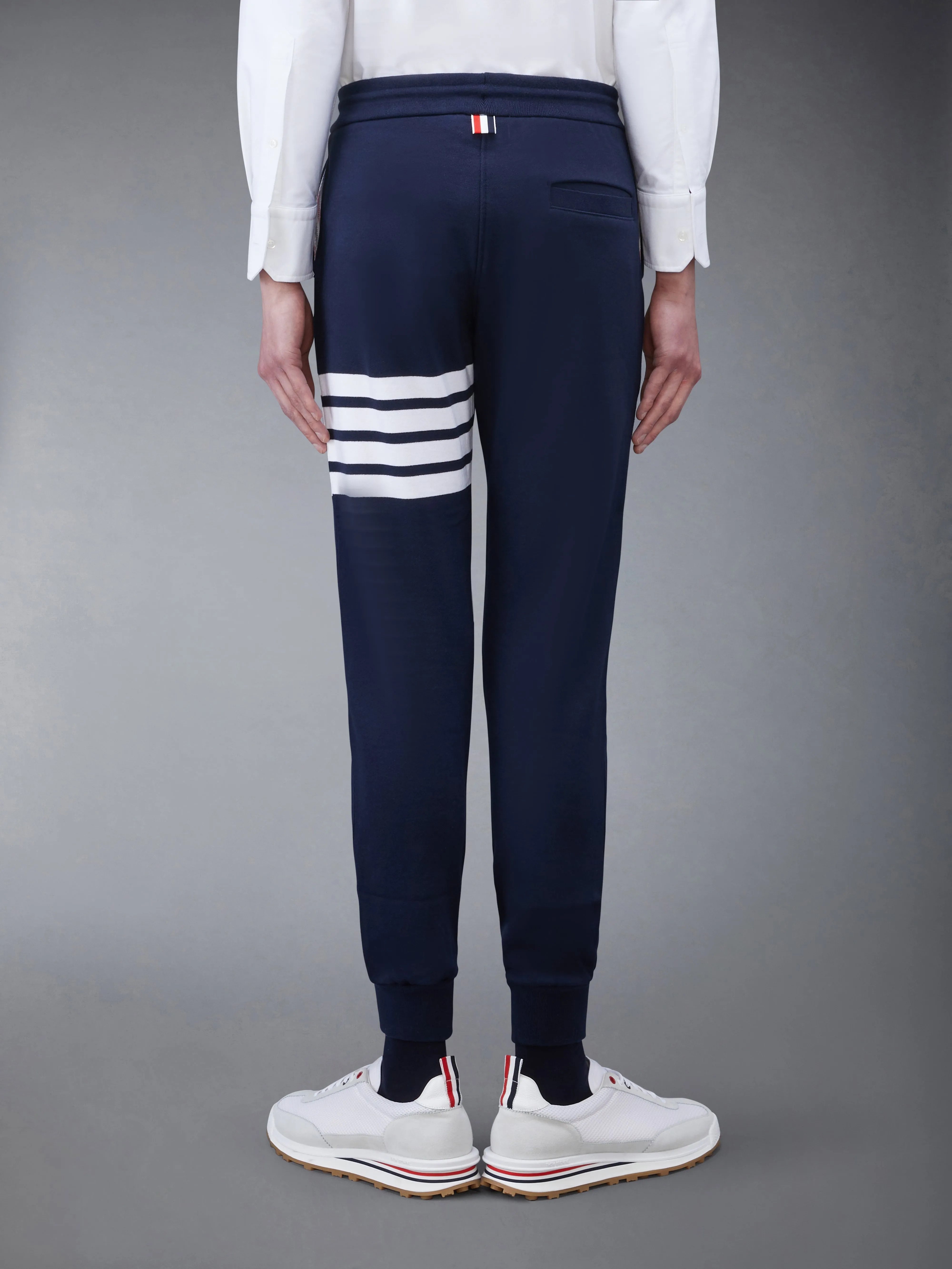 CLASSIC LOOPBACK 4-BAR SWEATPANTS sold by Thom Browne product image thumbnail 3