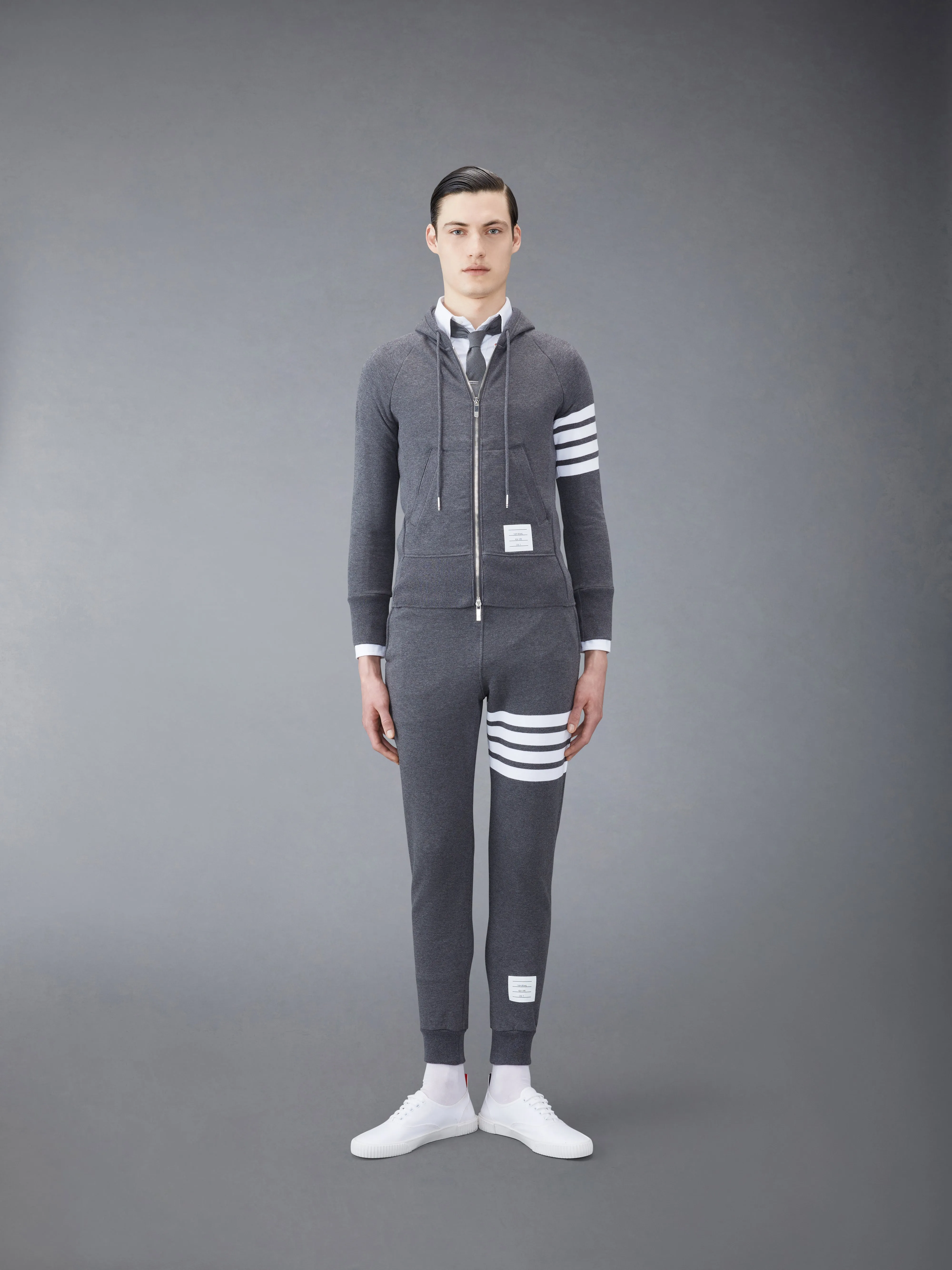 CLASSIC LOOPBACK 4-BAR SWEATPANTS sold by Thom Browne product image thumbnail 3