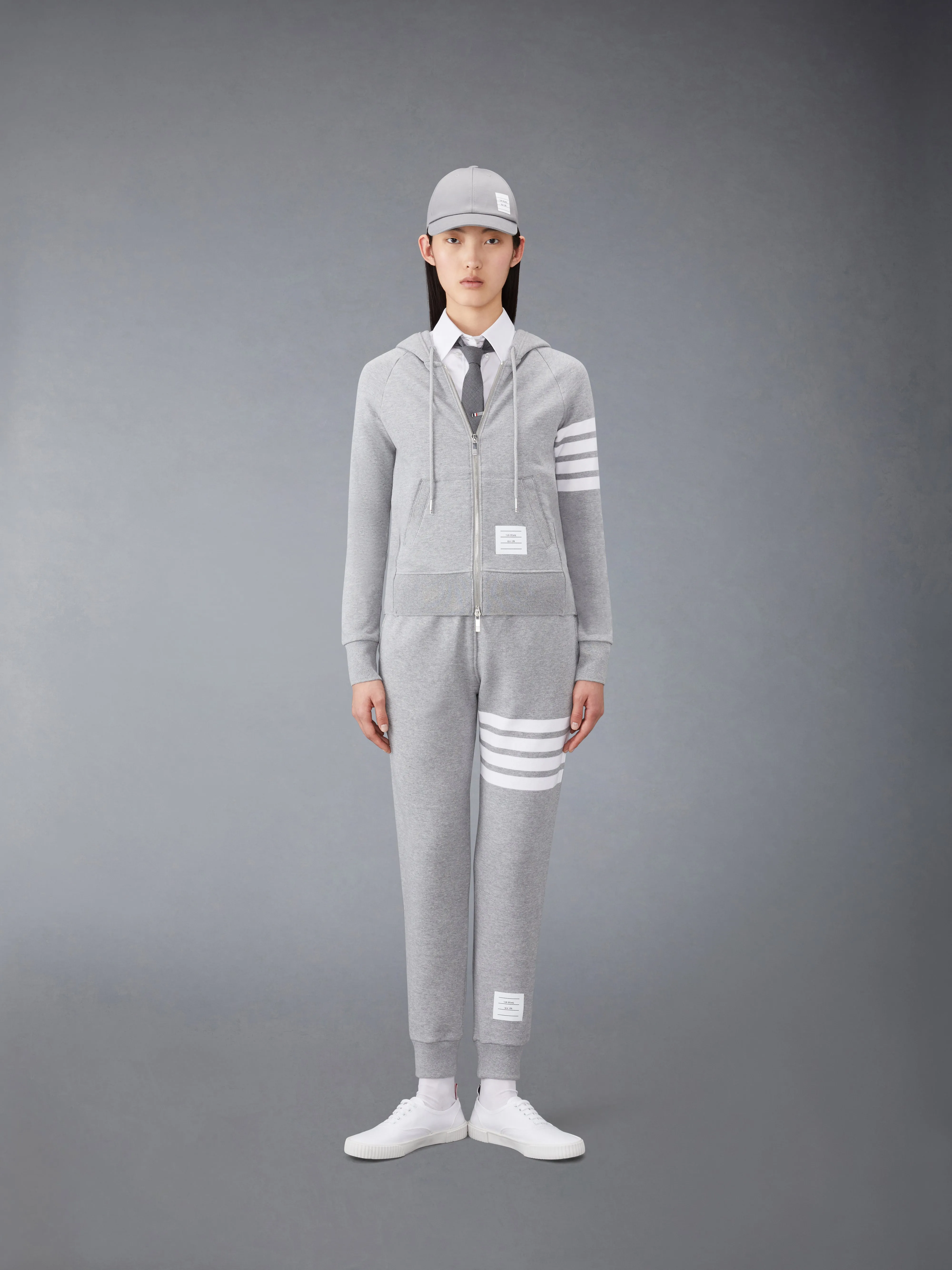 CLASSIC LOOPBACK 4-BAR SWEATPANTS sold by Thom Browne product image thumbnail 4