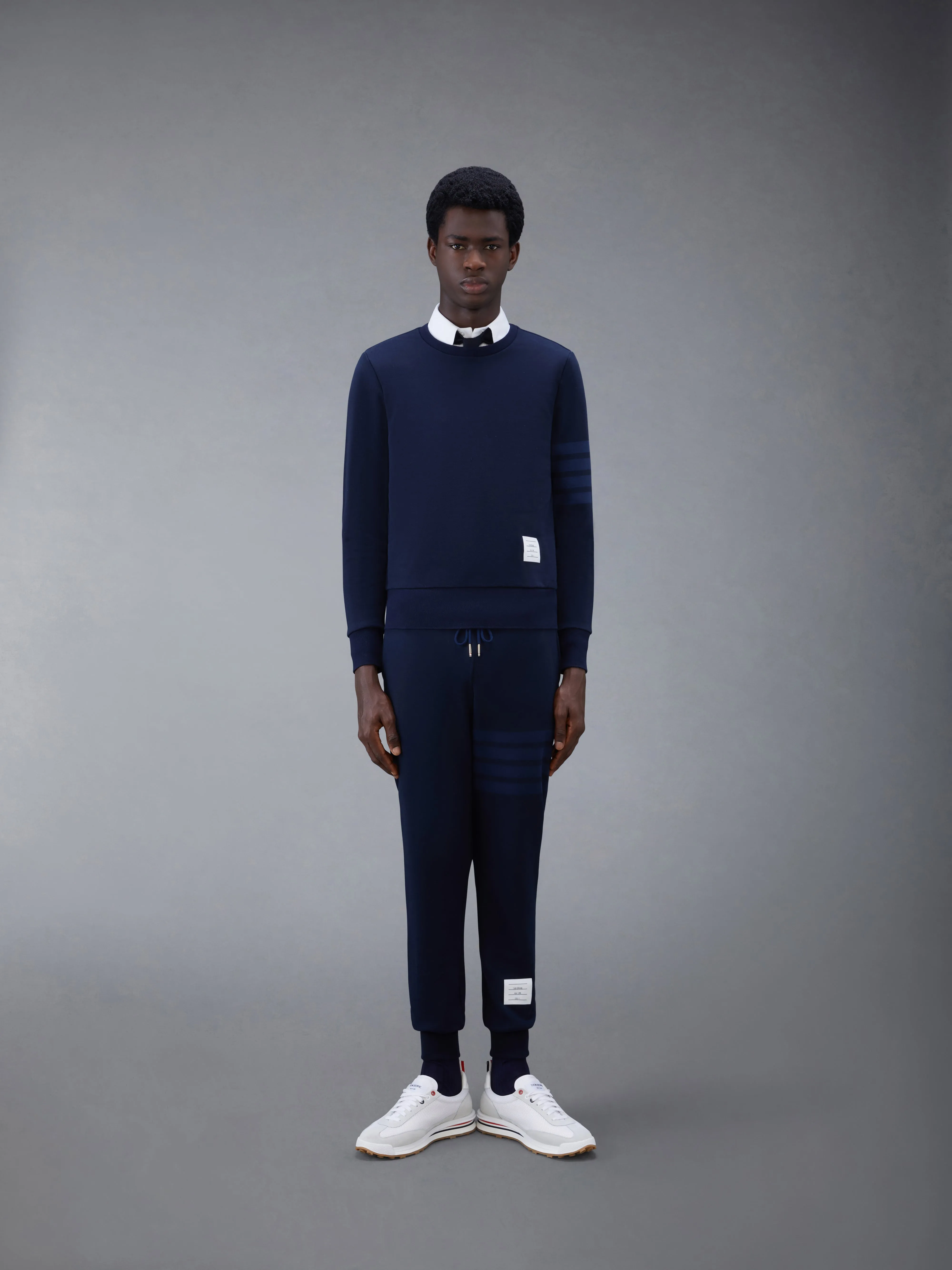 CLASSIC LOOPBACK 4-BAR SWEATPANTS sold by Thom Browne product image thumbnail 4