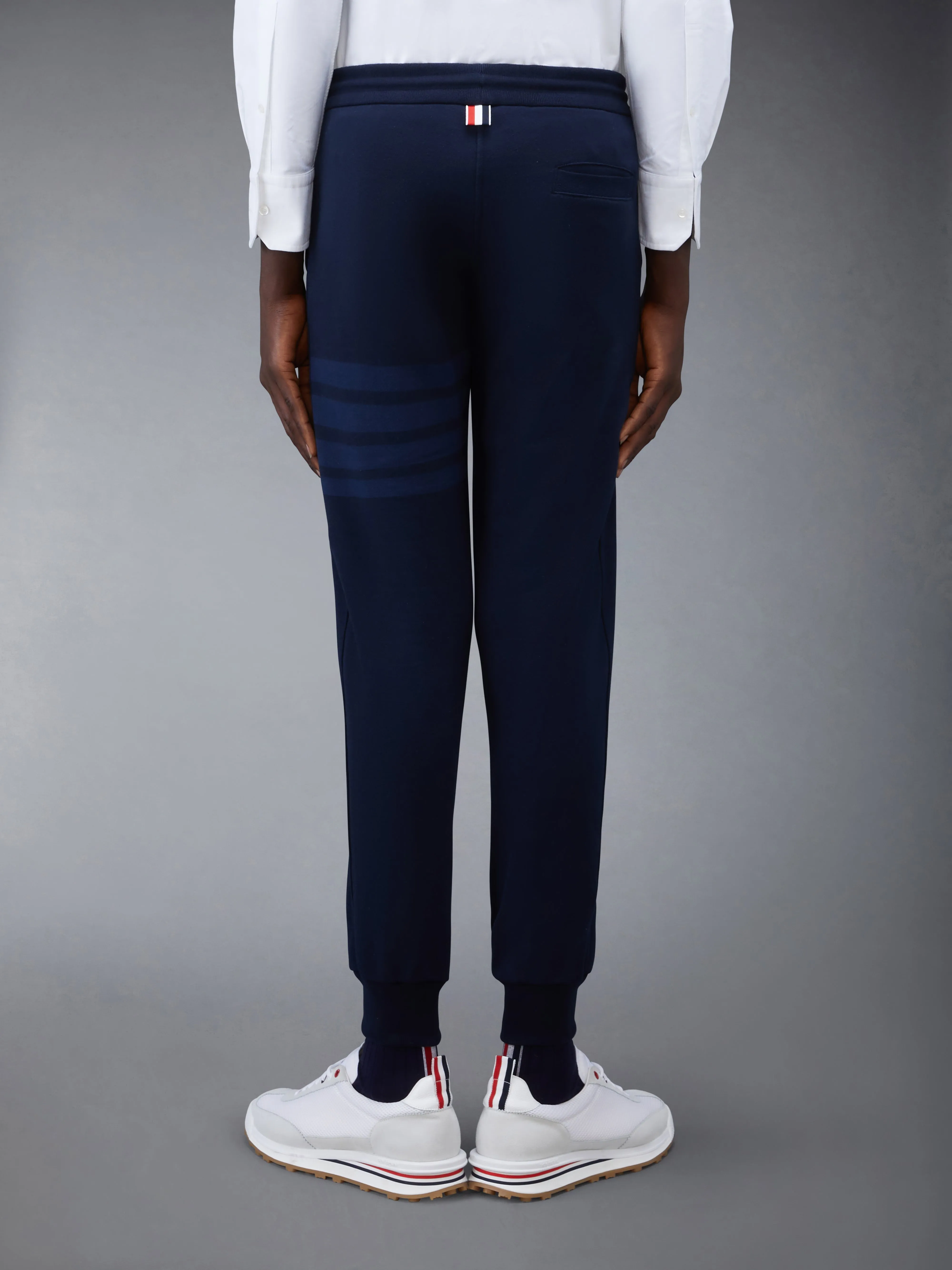 CLASSIC LOOPBACK 4-BAR SWEATPANTS sold by Thom Browne product image thumbnail 3