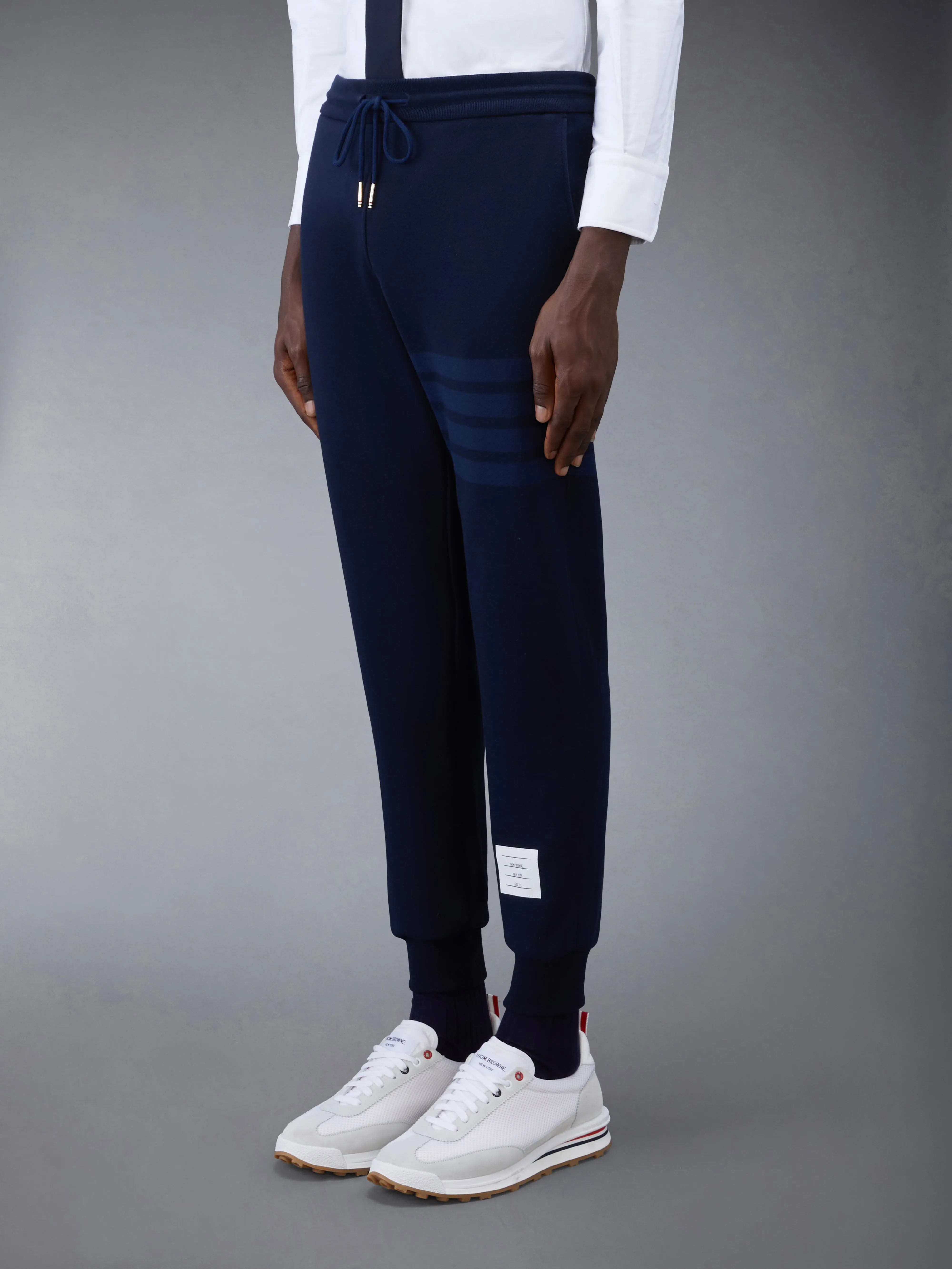 CLASSIC LOOPBACK 4-BAR SWEATPANTS sold by Thom Browne product image thumbnail 2