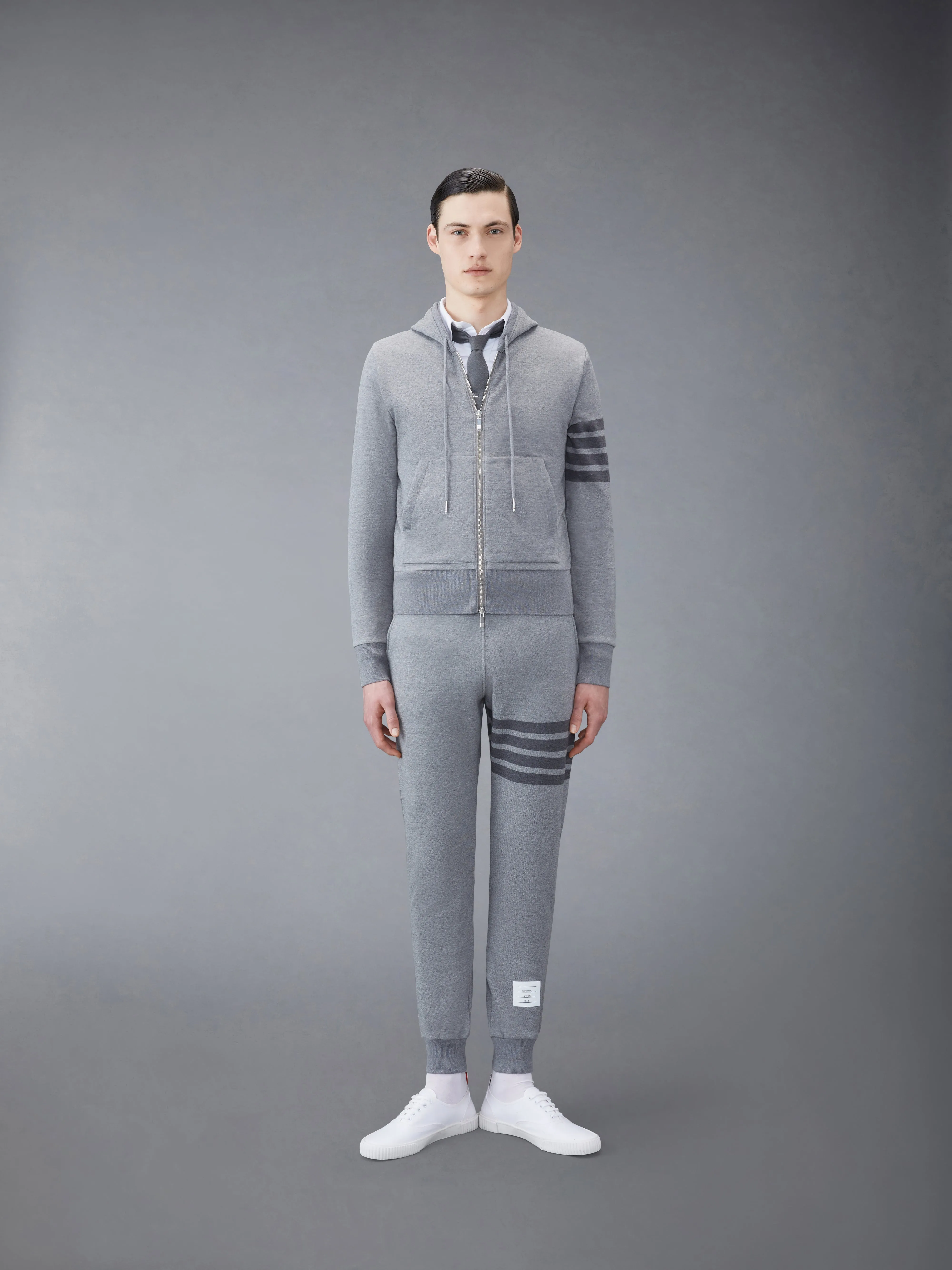 CLASSIC LOOPBACK 4-BAR SWEATPANTS sold by Thom Browne product image thumbnail 4